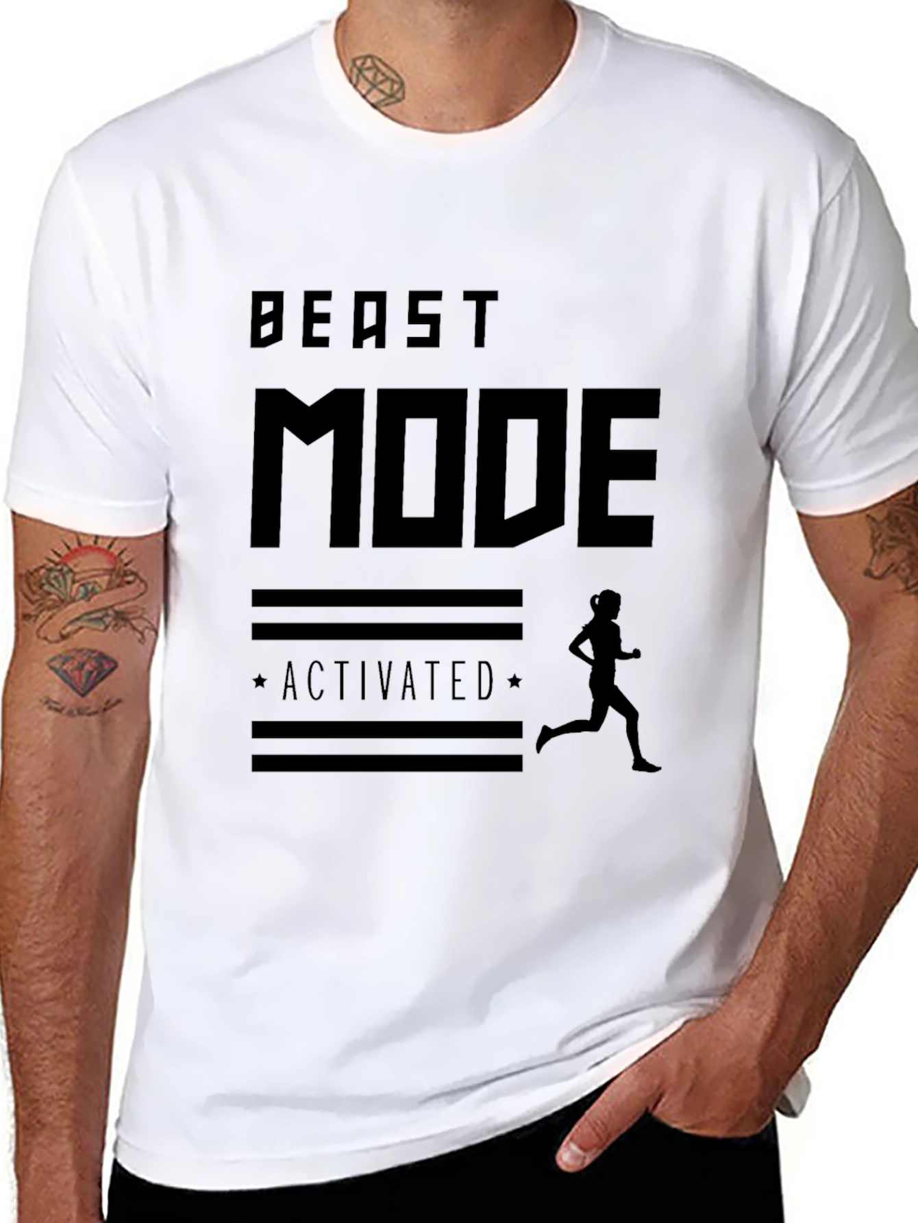 Beast Mode Activated Running T-Shirt