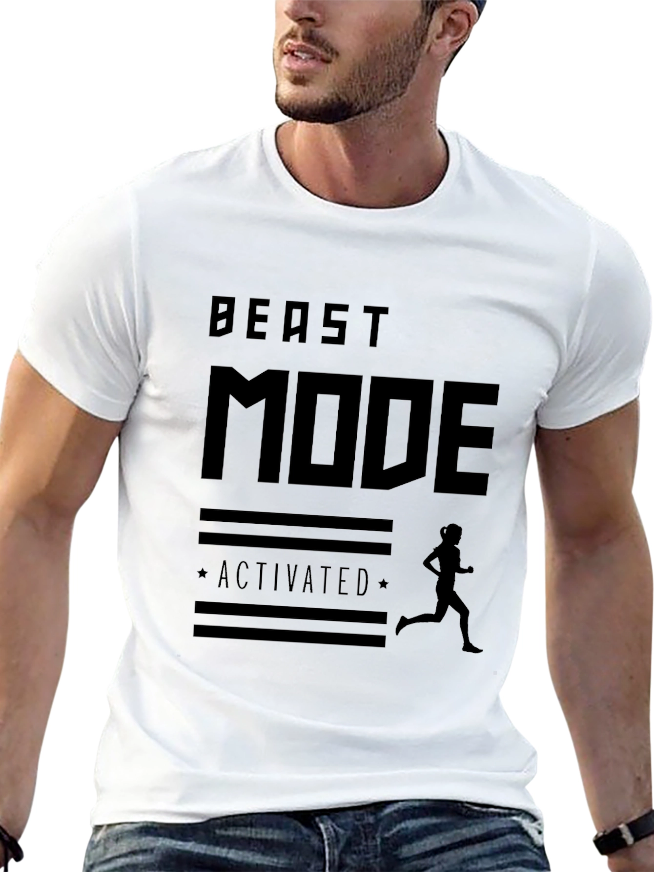 Beast Mode Activated Running T-Shirt