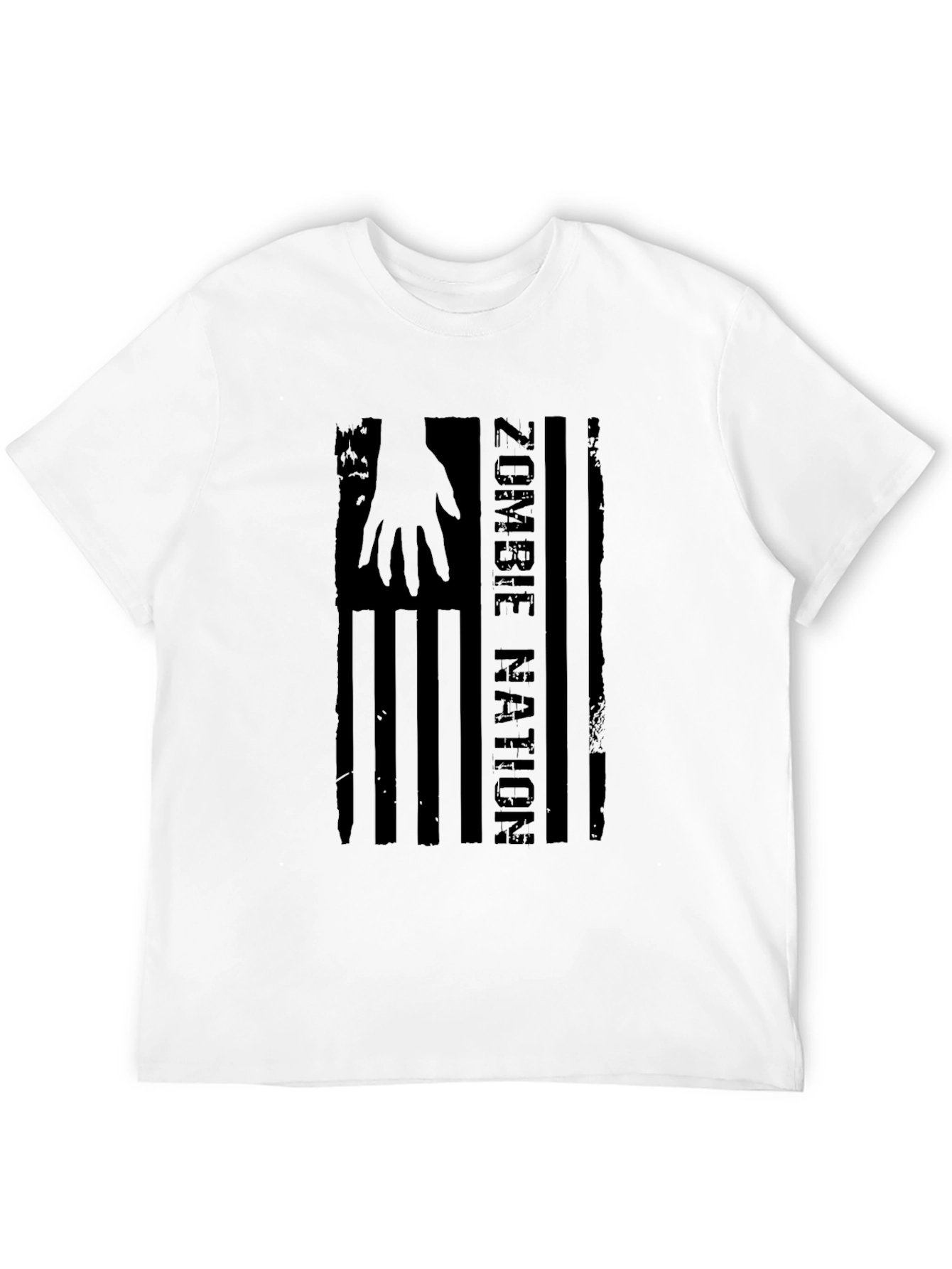 Zombie Nation Graphic Tee - Black Cotton T-Shirt