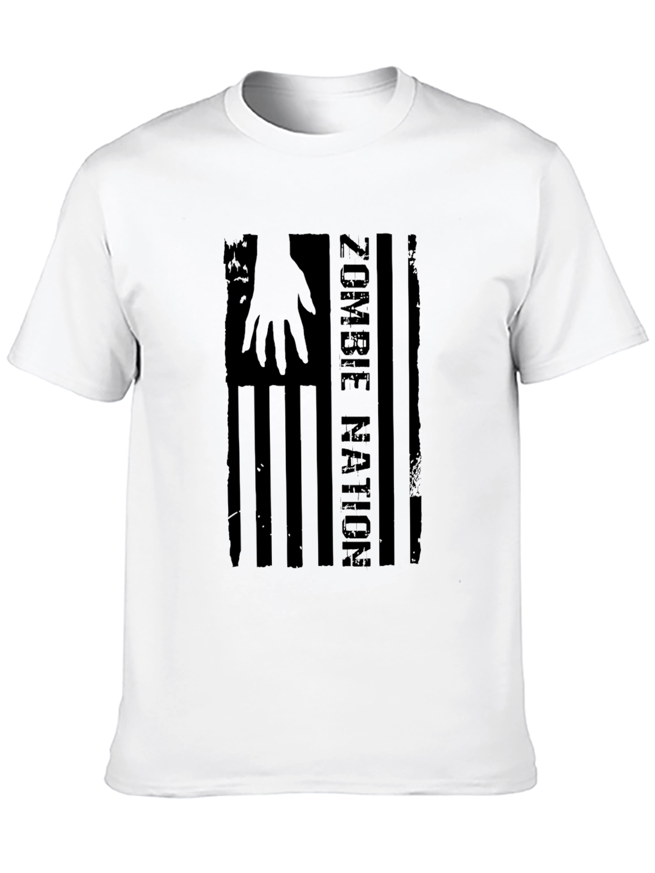 Zombie Nation Graphic Tee - Black Cotton T-Shirt