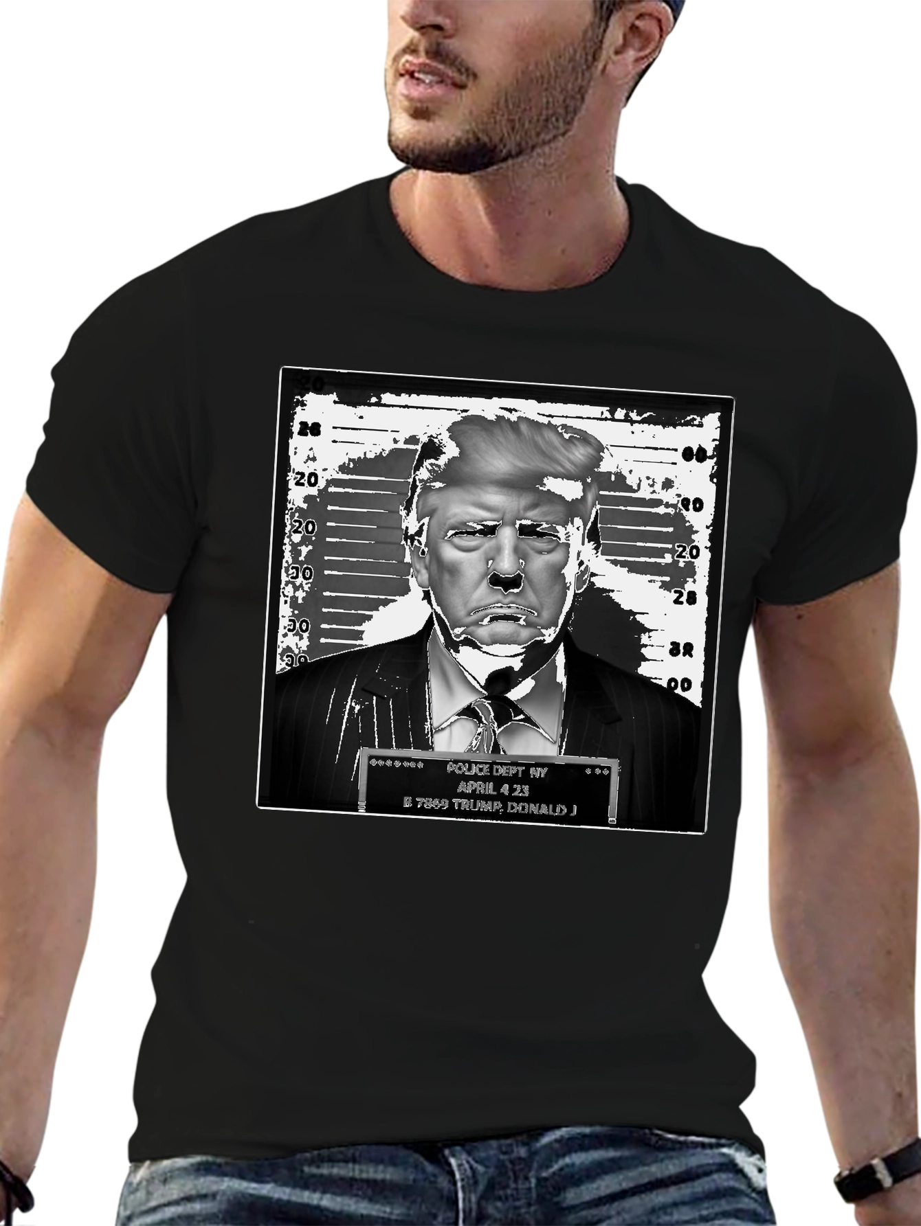 Trump Mugshot Graphic T-Shirt