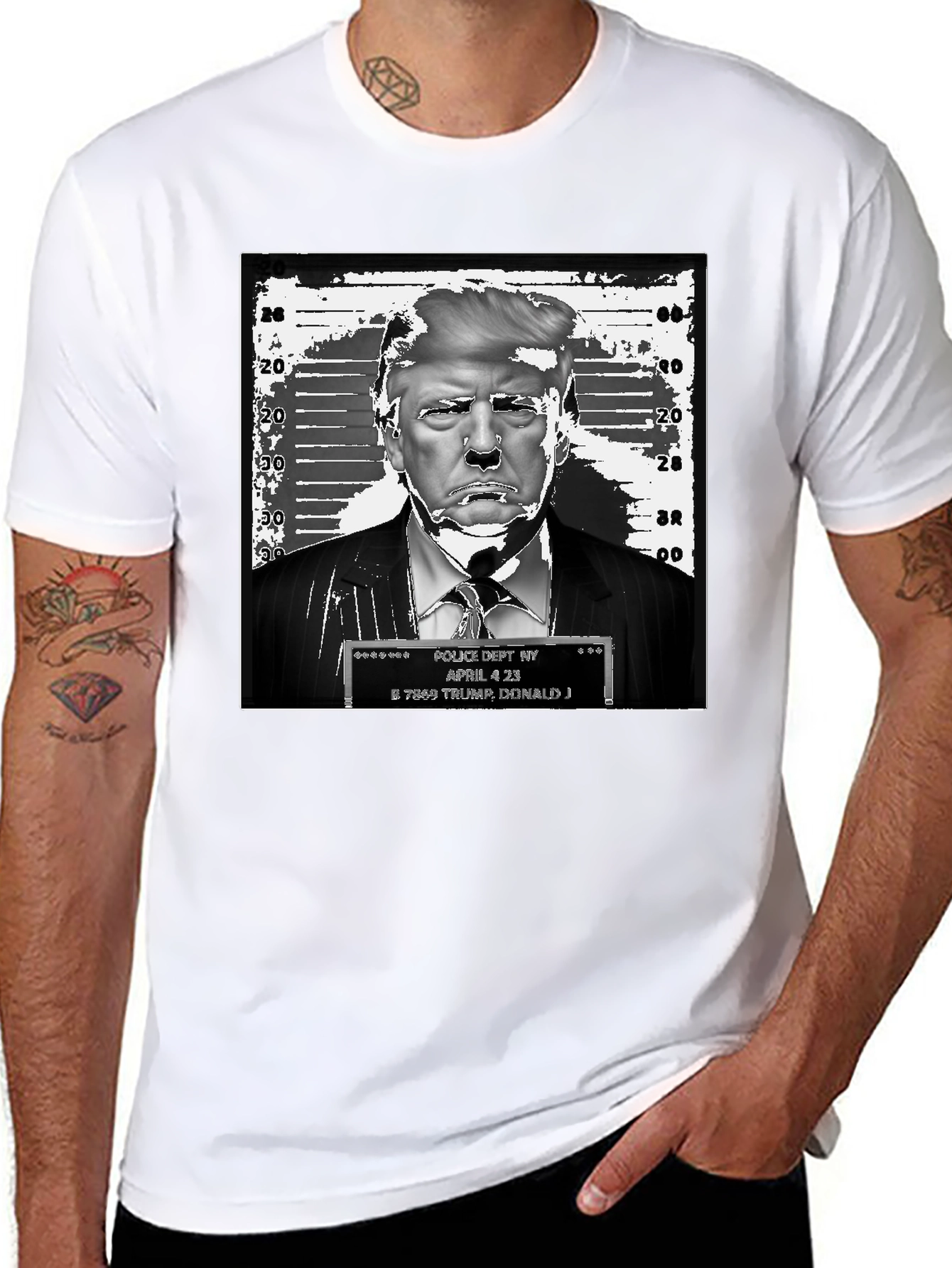 Trump Mugshot Graphic T-Shirt
