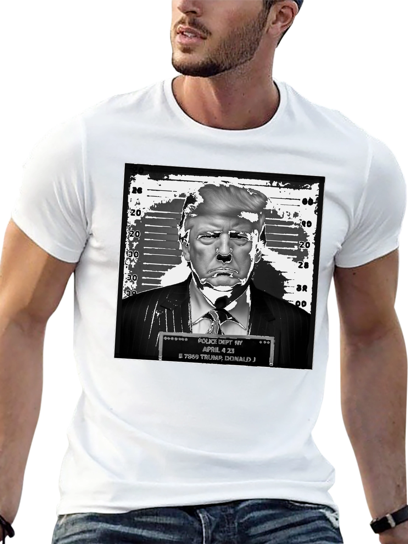 Trump Mugshot Graphic T-Shirt