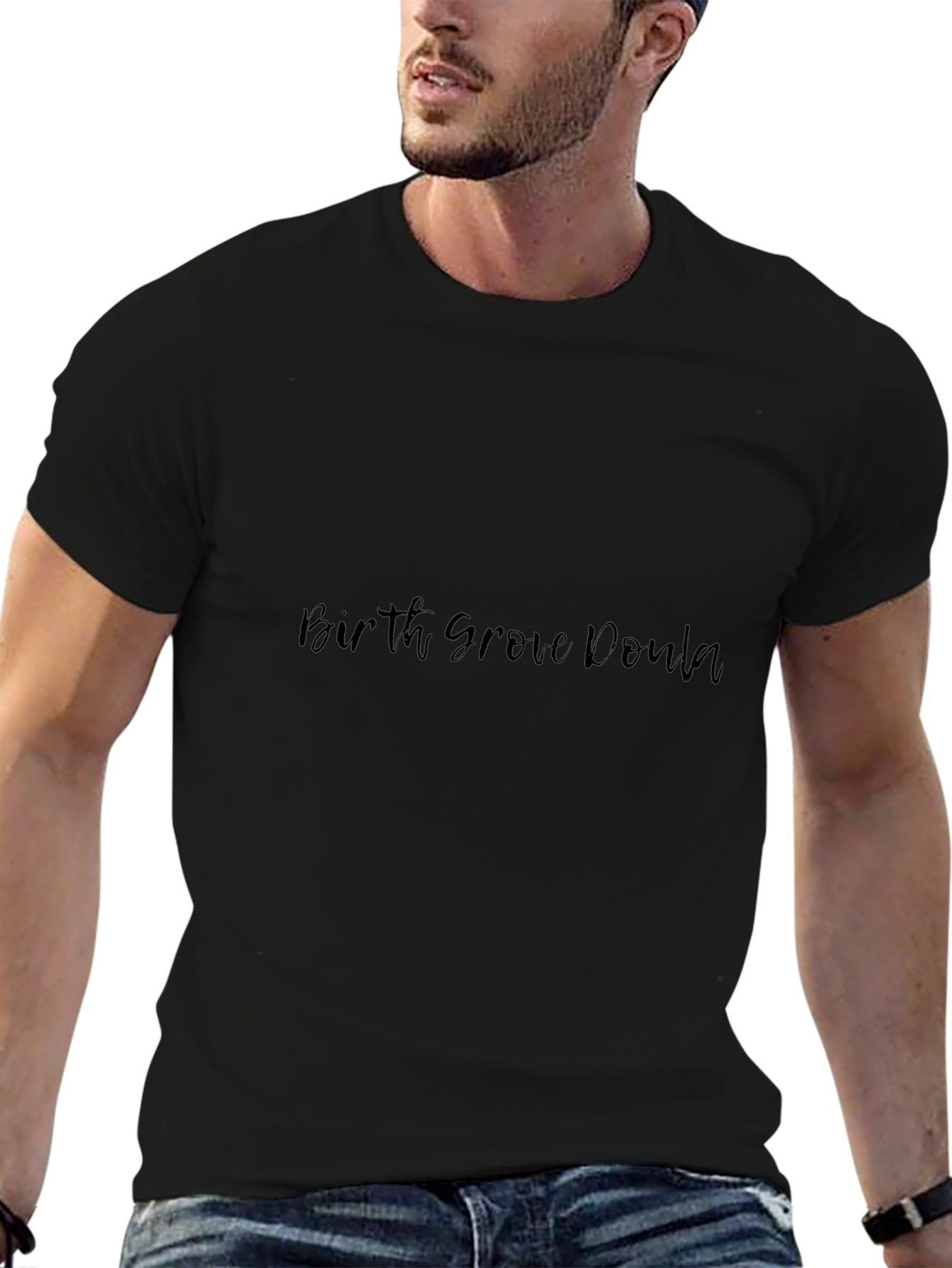 Birth Grove Doula Black T-Shirt