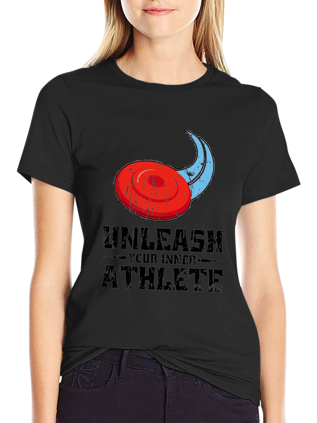 Unleash Your Inner Athlete Black T-Shirt