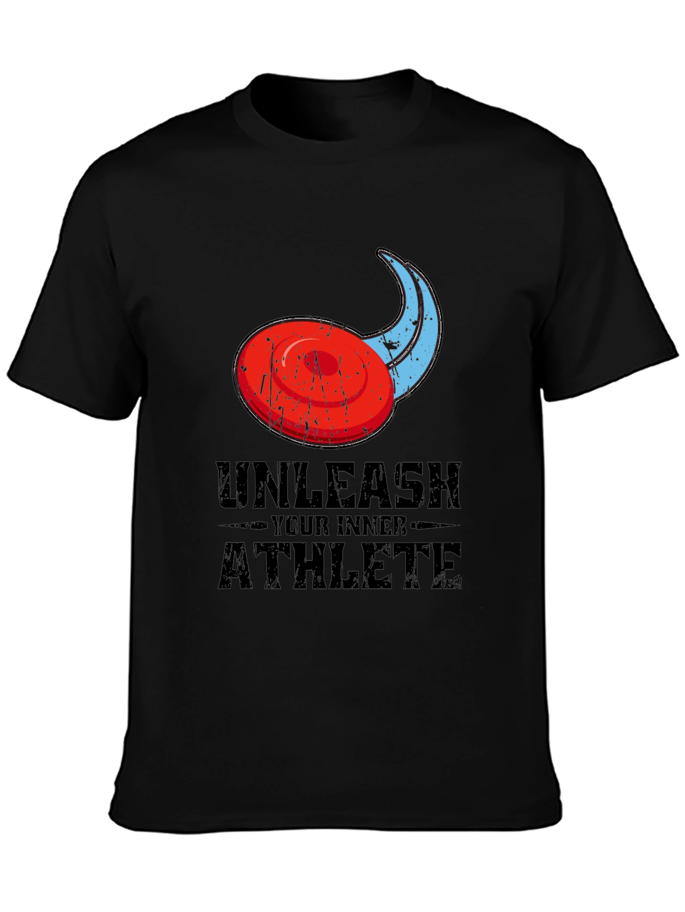 Unleash Your Inner Athlete Black T-Shirt