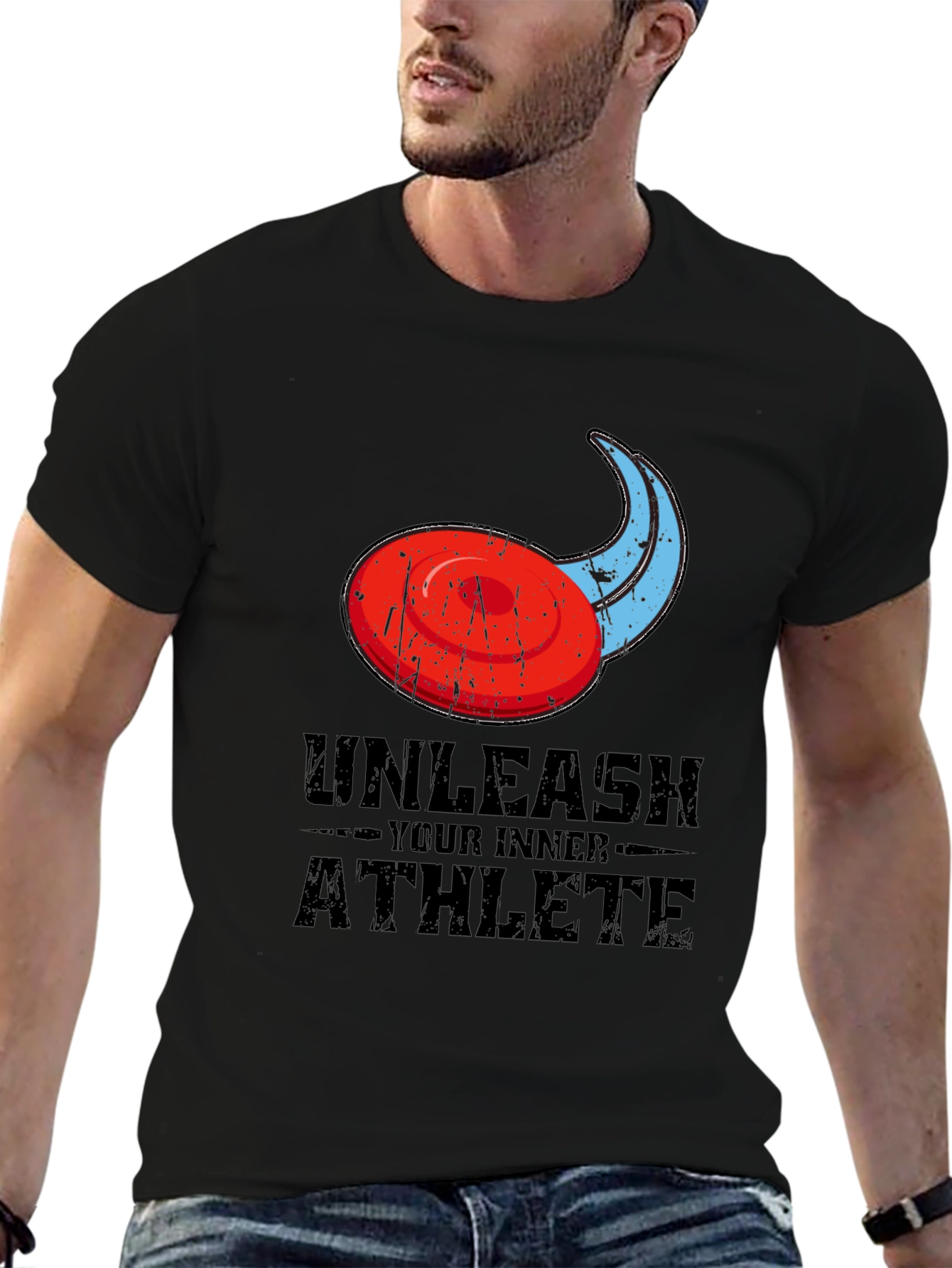 Unleash Your Inner Athlete Black T-Shirt