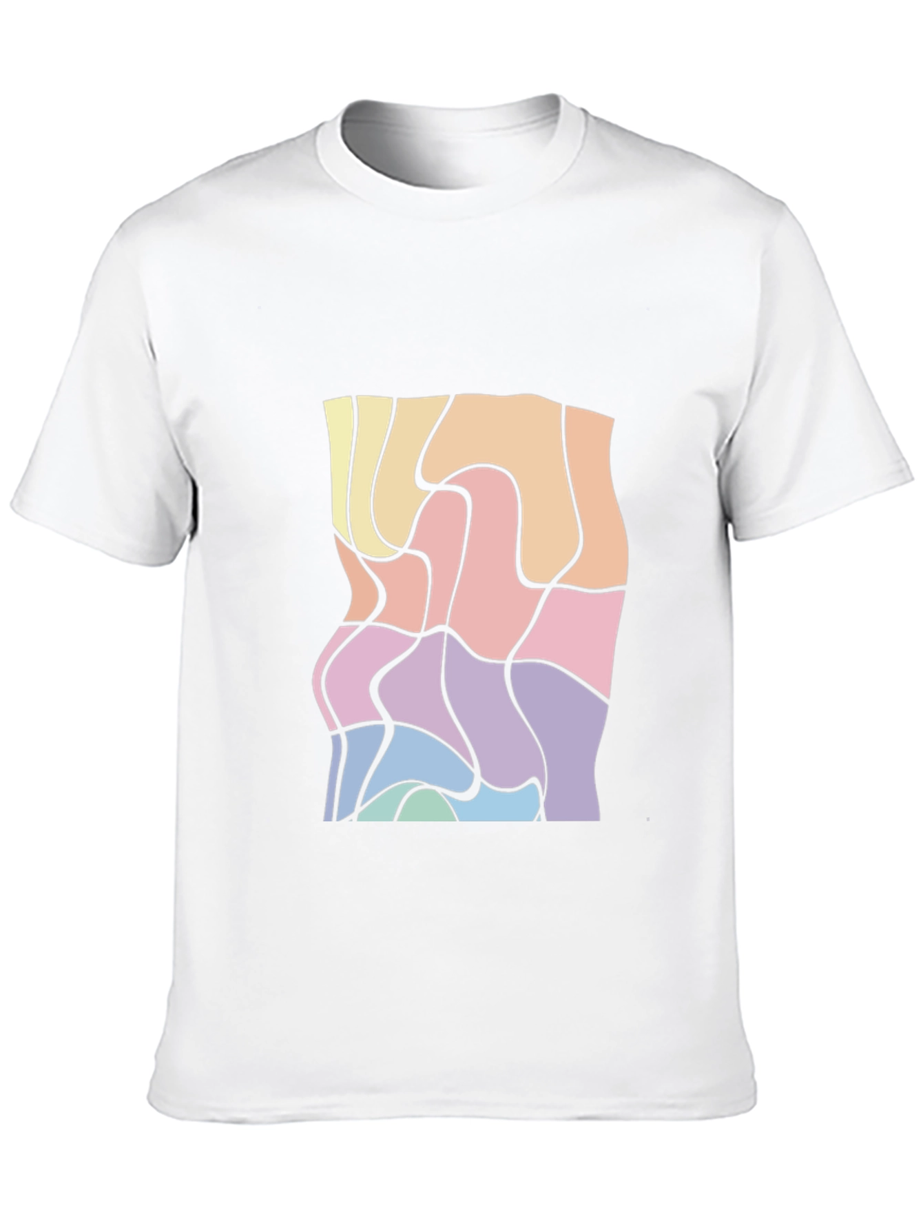 Abstract Graphic Black T-Shirt