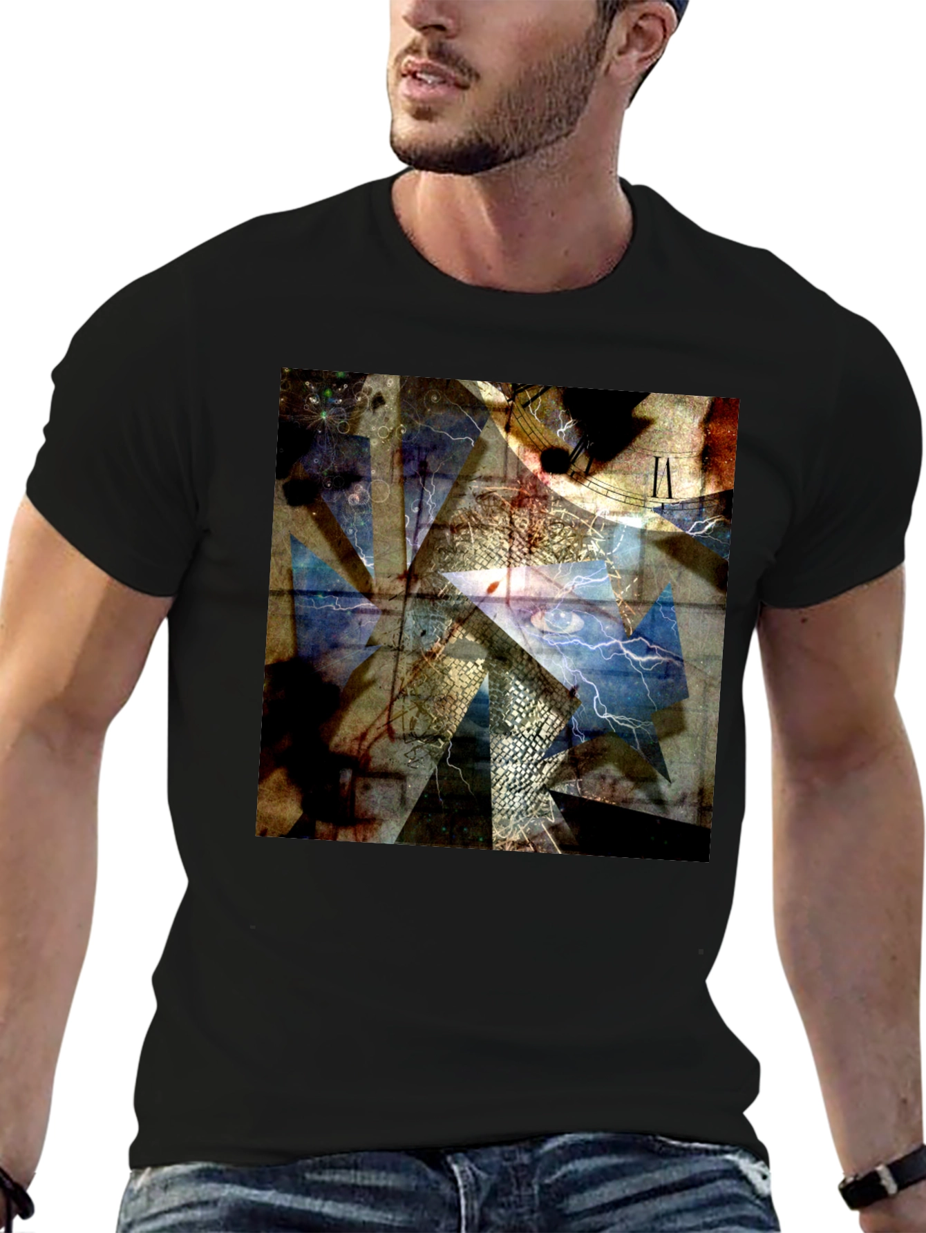 Abstract Time Shattered T-Shirt
