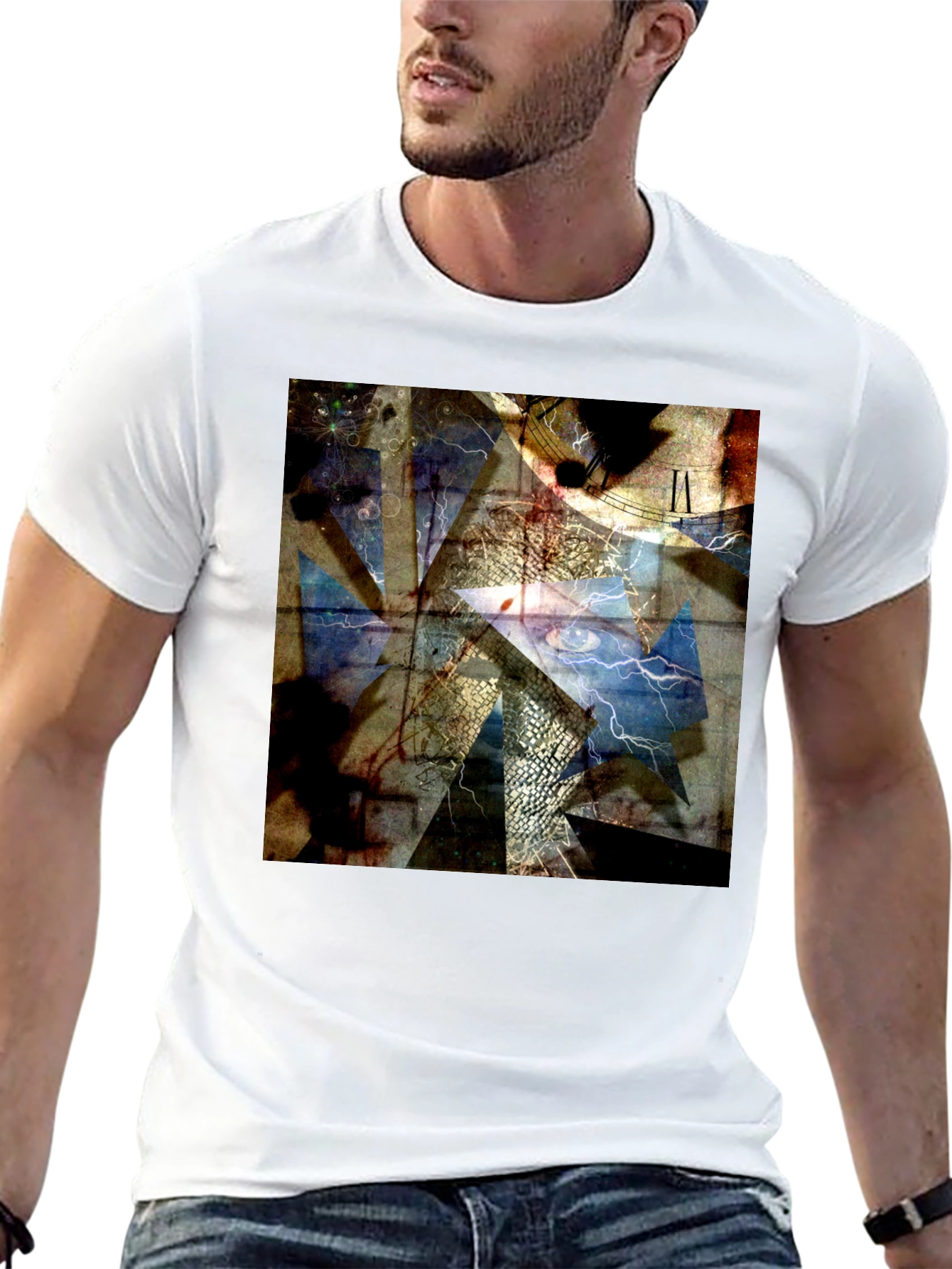 Abstract Time Shattered T-Shirt