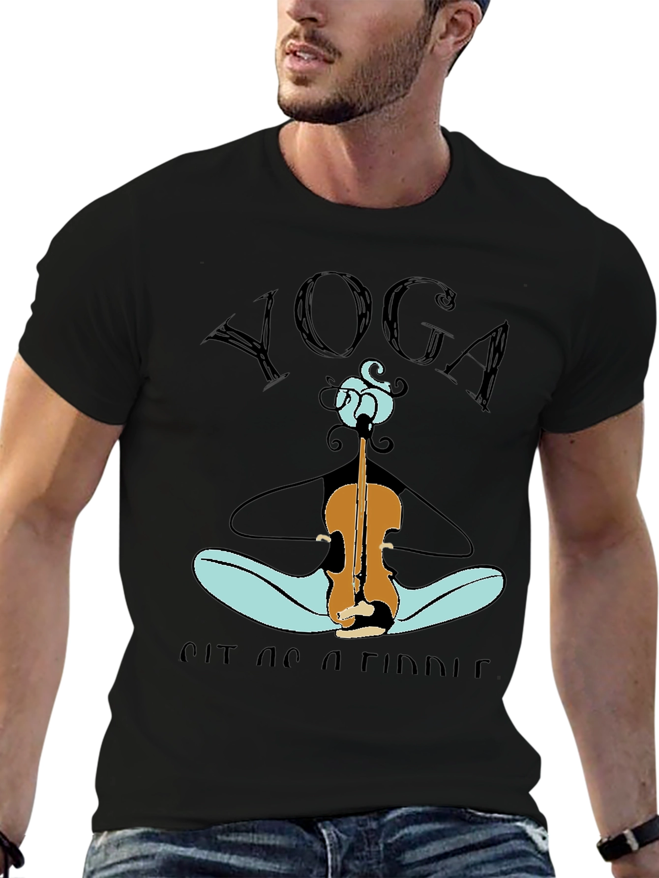 Yoga Sit As A Fiddle Graphic Tee