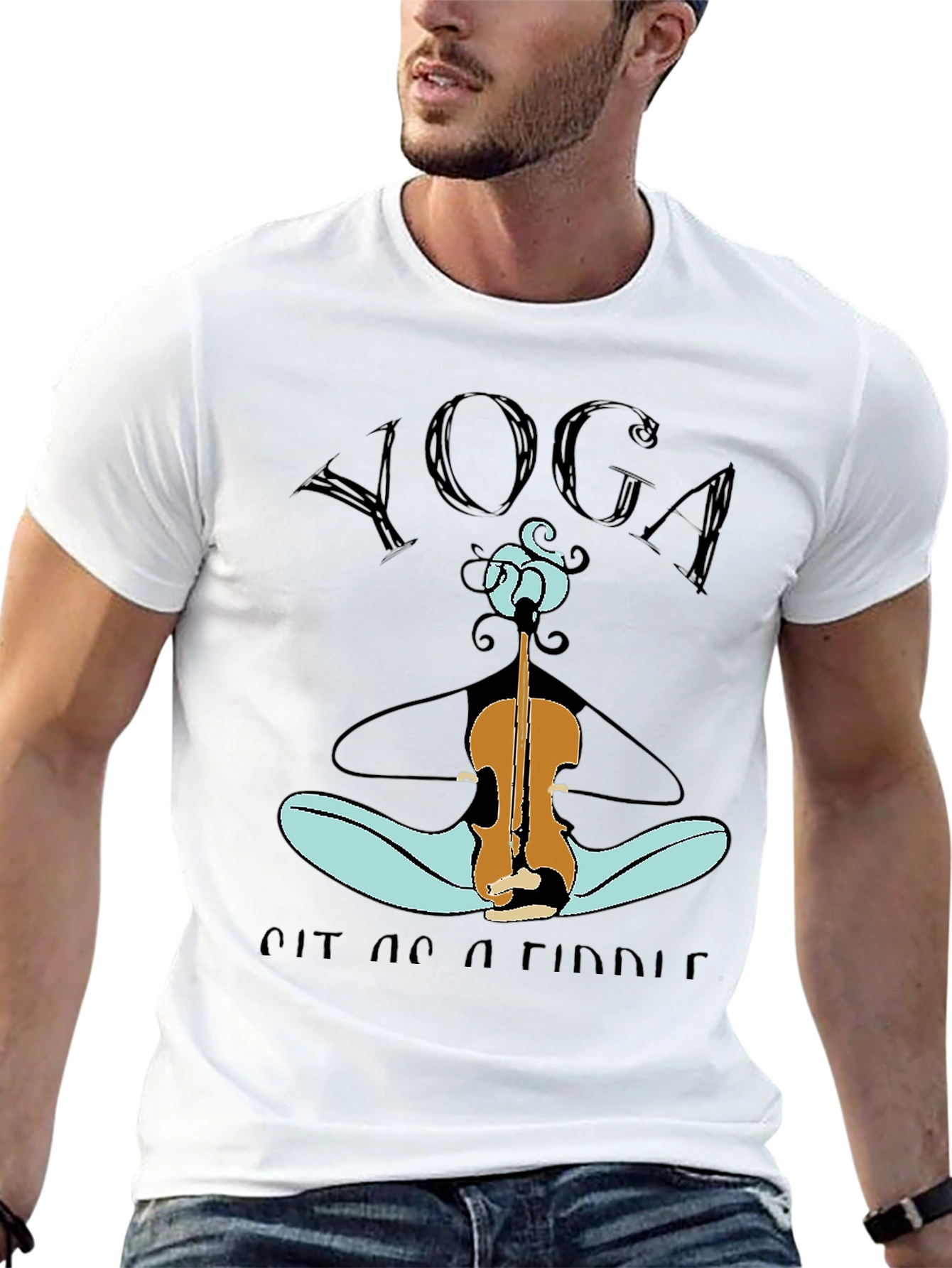Yoga Sit As A Fiddle Graphic Tee