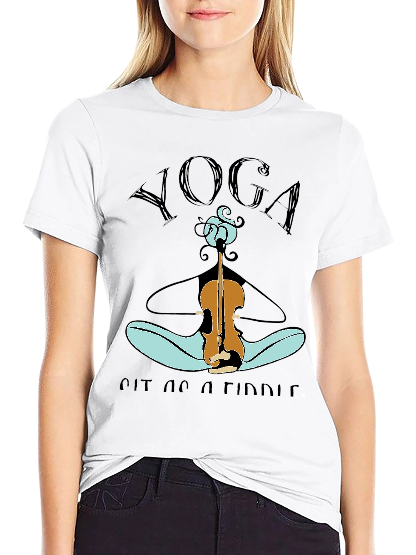 Yoga Sit As A Fiddle Graphic Tee