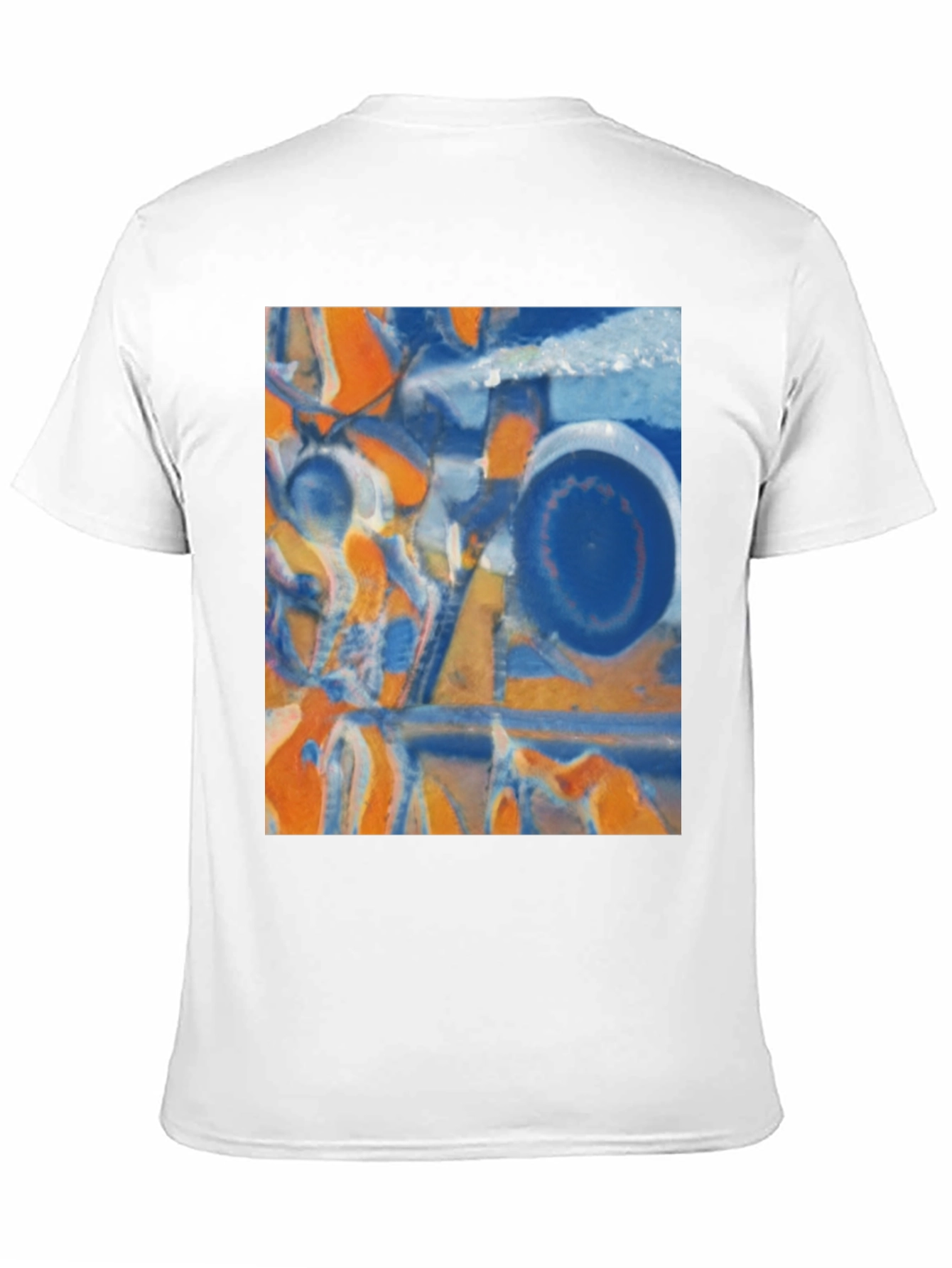 Abstract Geometric Print Crew Neck T-Shirt