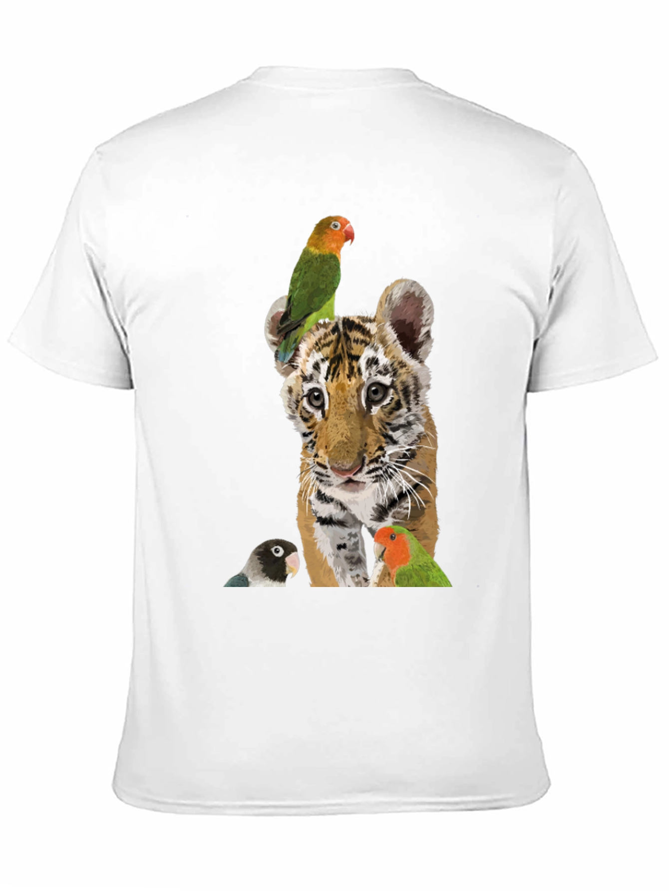 Tiger Cub & Bird Graphic Tee