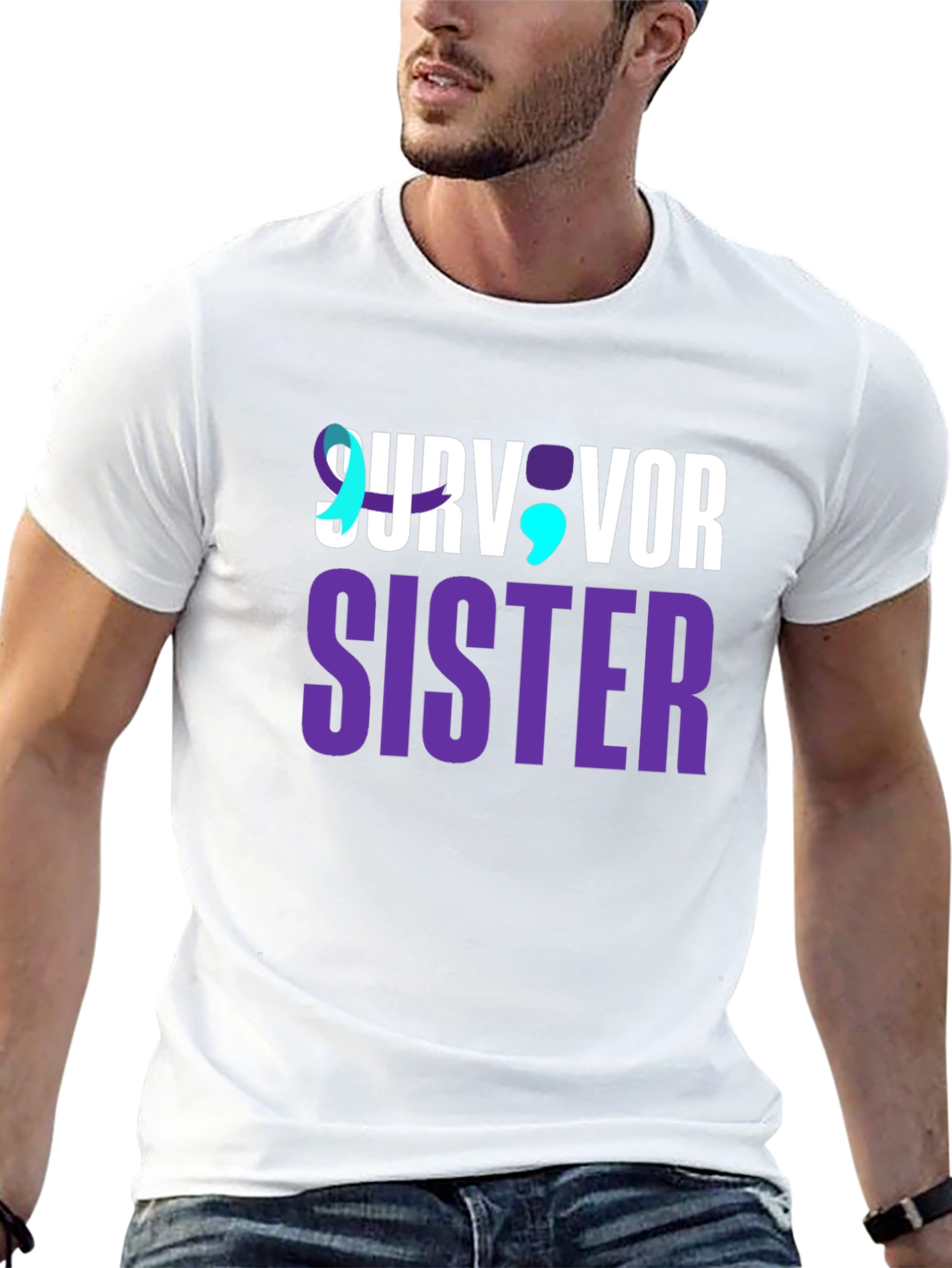 Survivor Sister T-Shirt - Suicide Prevention Awareness Tee