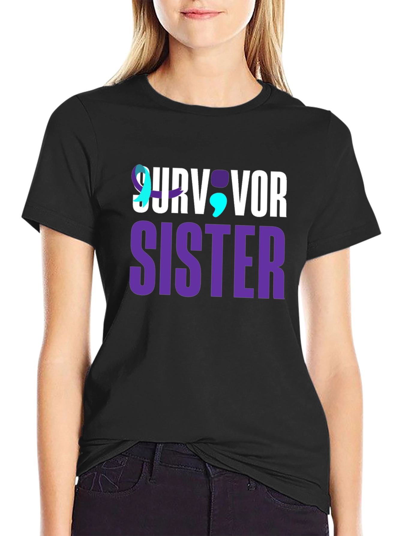 Survivor Sister T-Shirt - Suicide Prevention Awareness Tee