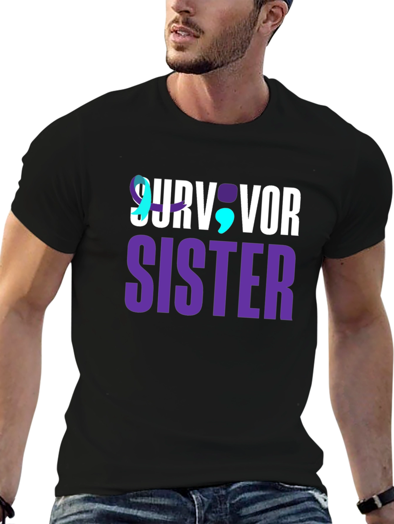 Survivor Sister T-Shirt - Suicide Prevention Awareness Tee