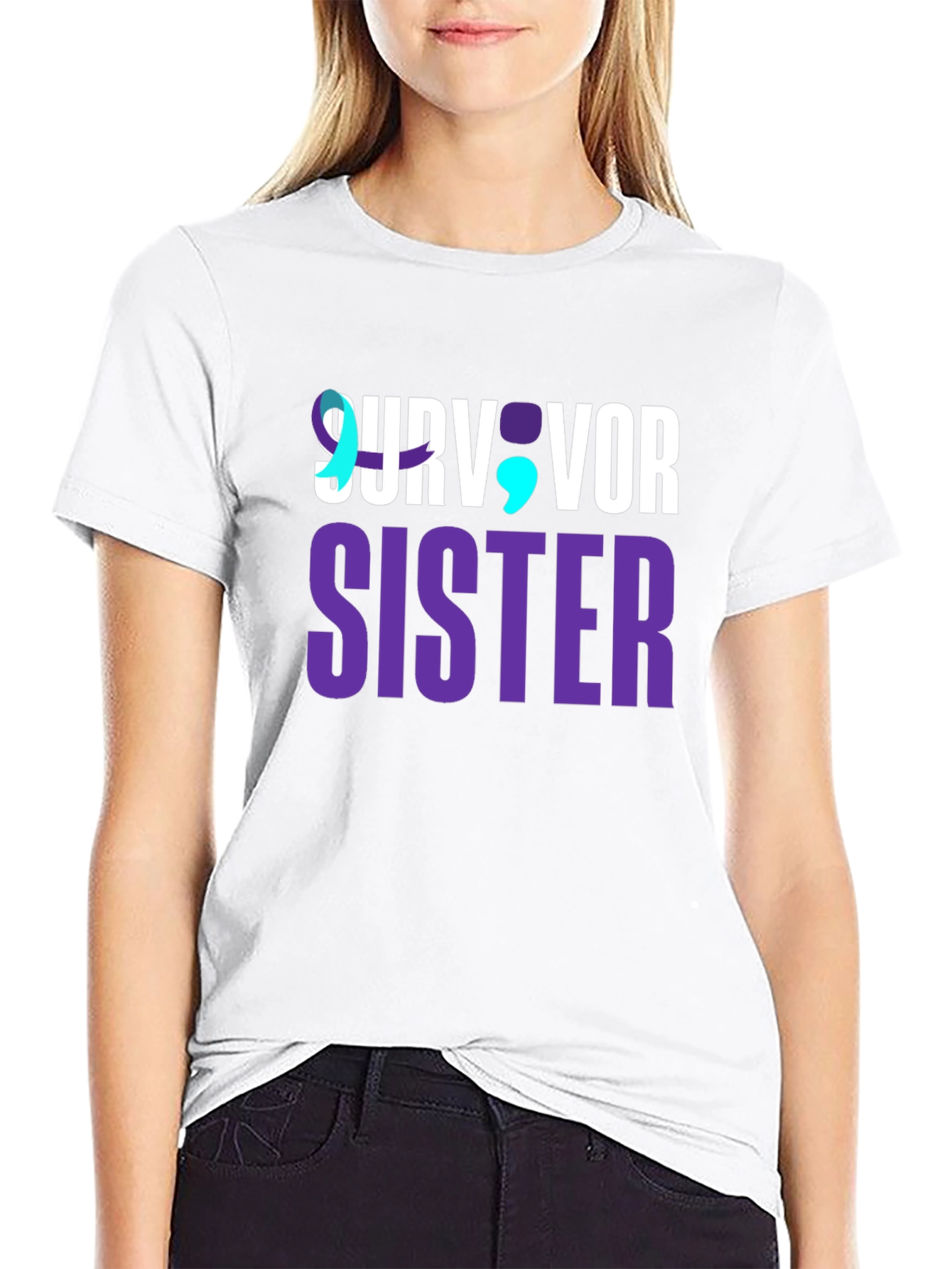 Survivor Sister T-Shirt - Suicide Prevention Awareness Tee