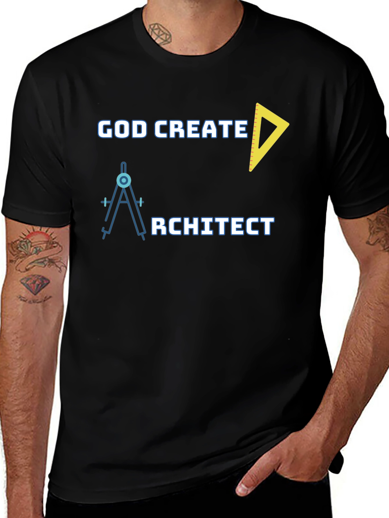 Architect T-Shirt - God Creates Architects