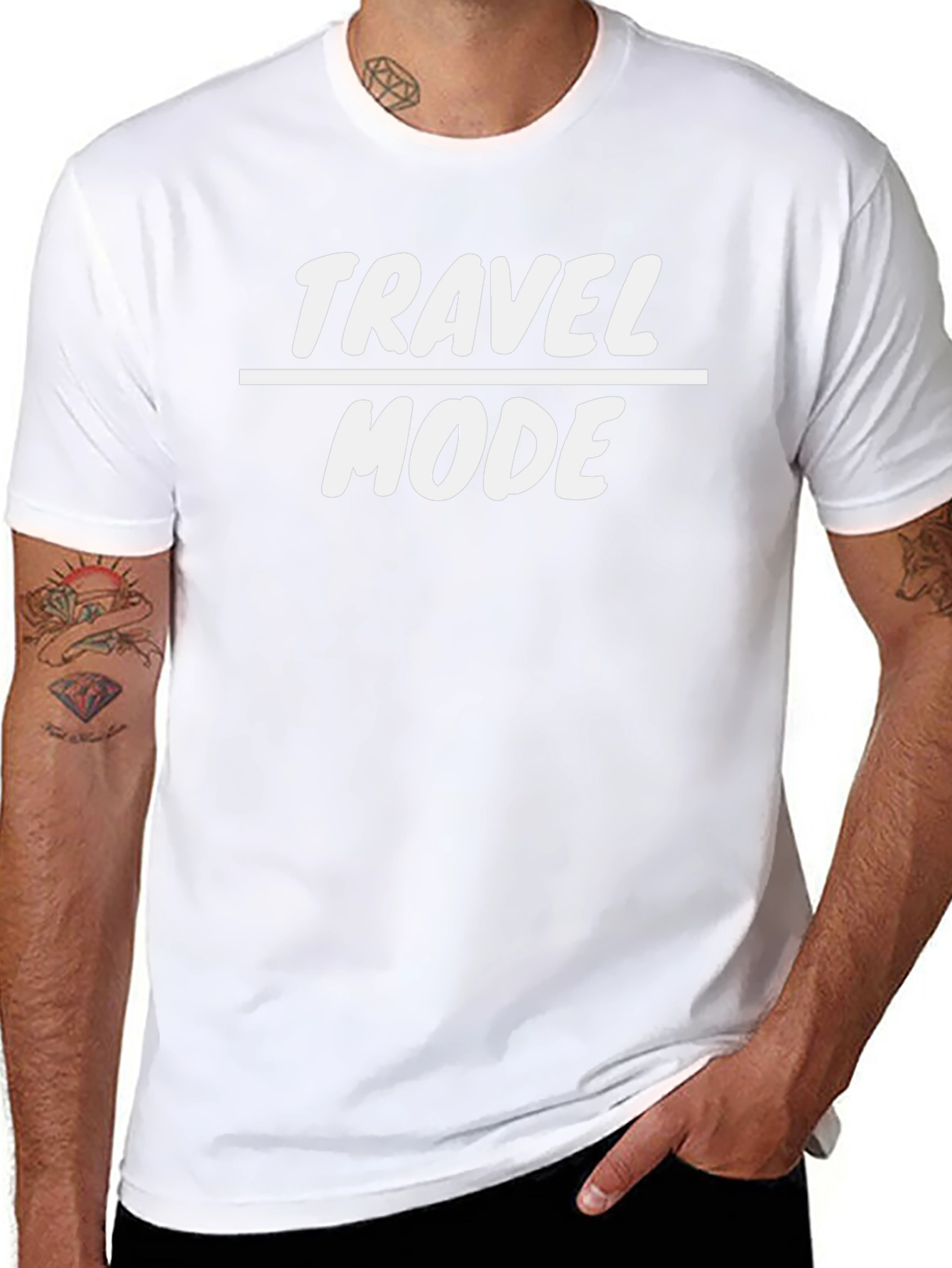 Travel Mode Black T-Shirt