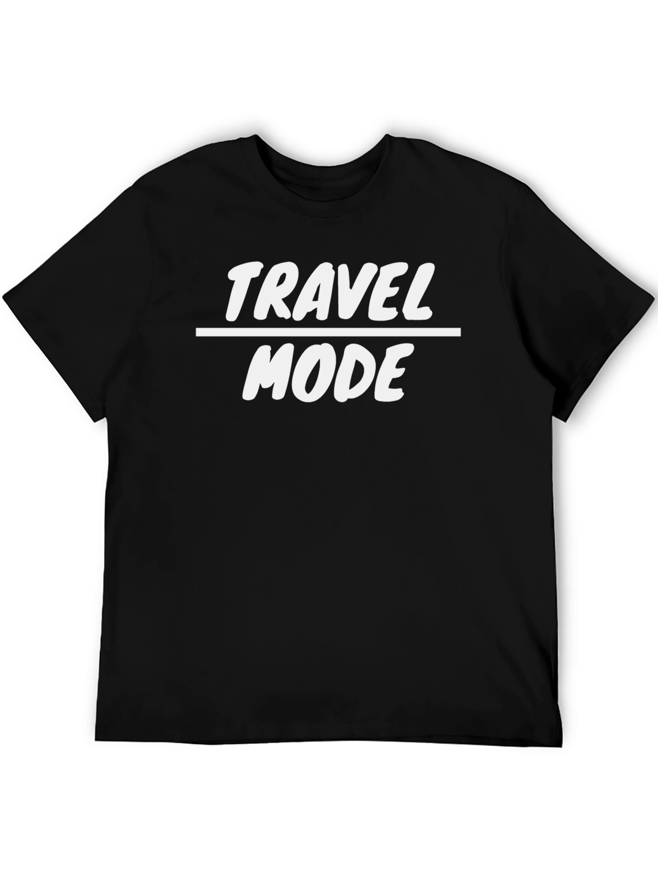 Travel Mode Black T-Shirt