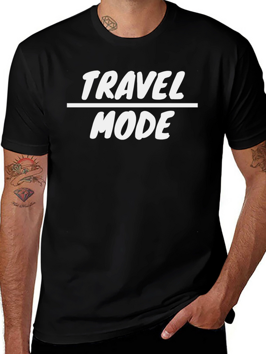 Travel Mode Black T-Shirt