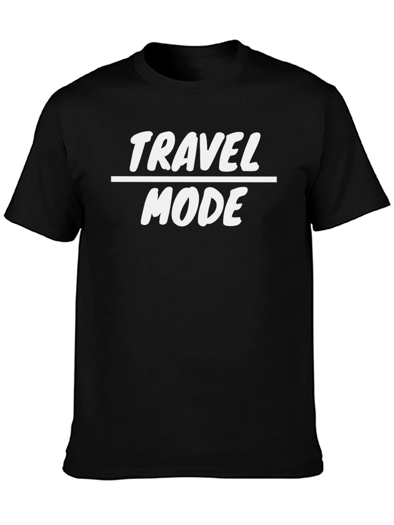 Travel Mode Black T-Shirt