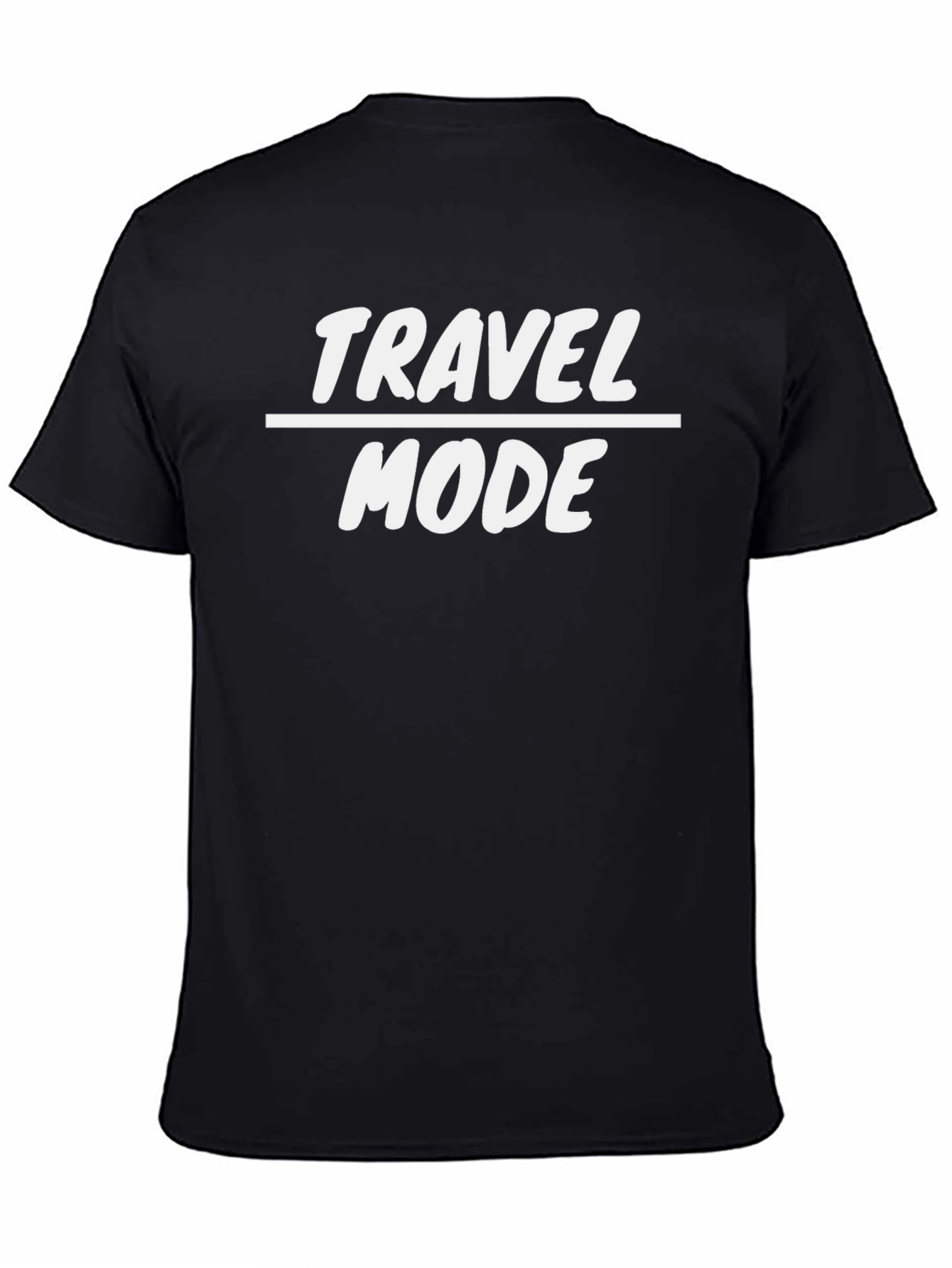 Travel Mode Black T-Shirt
