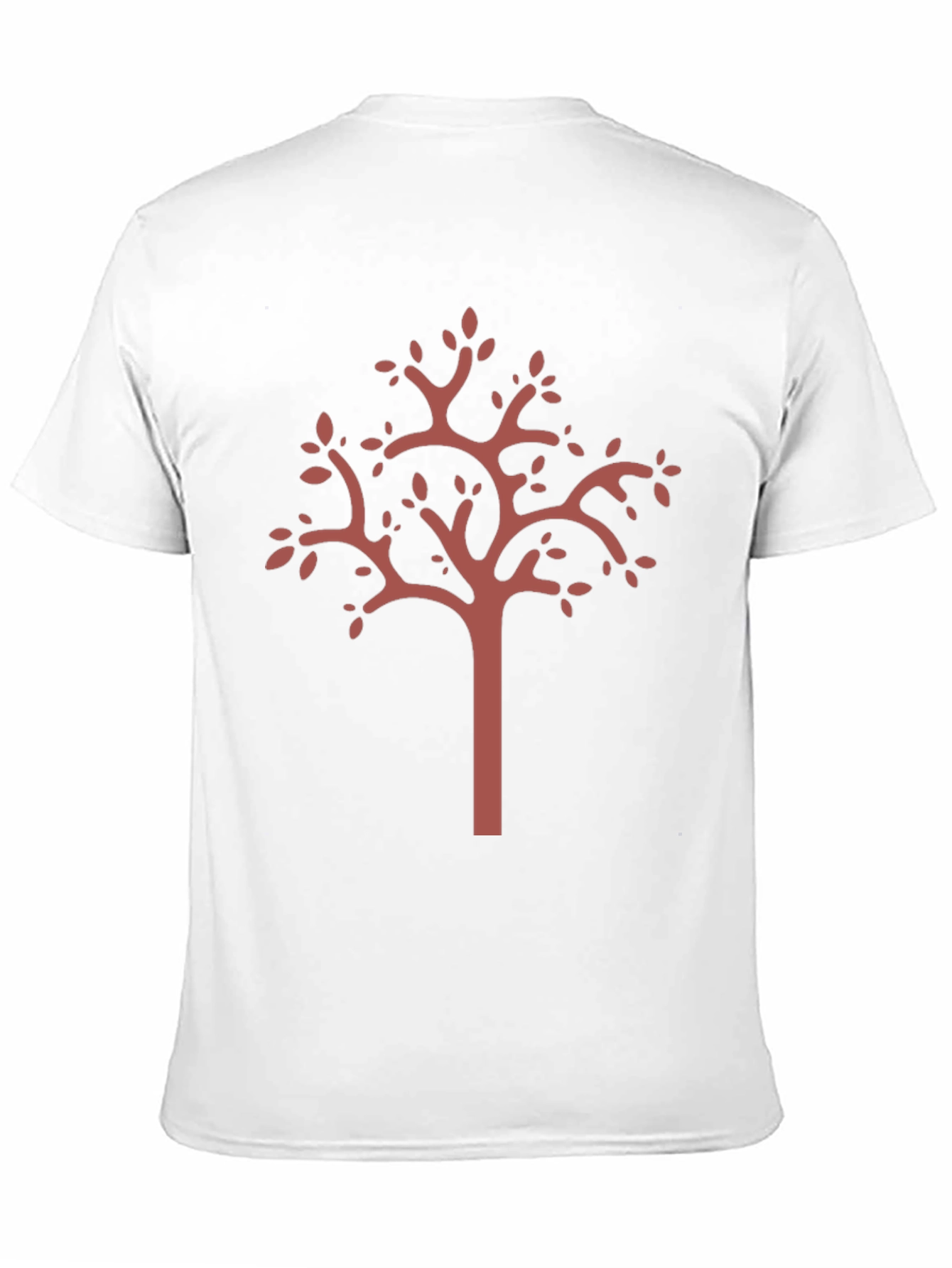 Abstract Tree Graphic Tee - Stylish Black T-Shirt