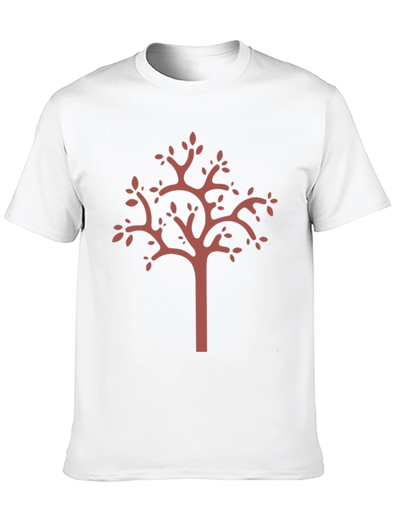 Abstract Tree Graphic Tee - Stylish Black T-Shirt