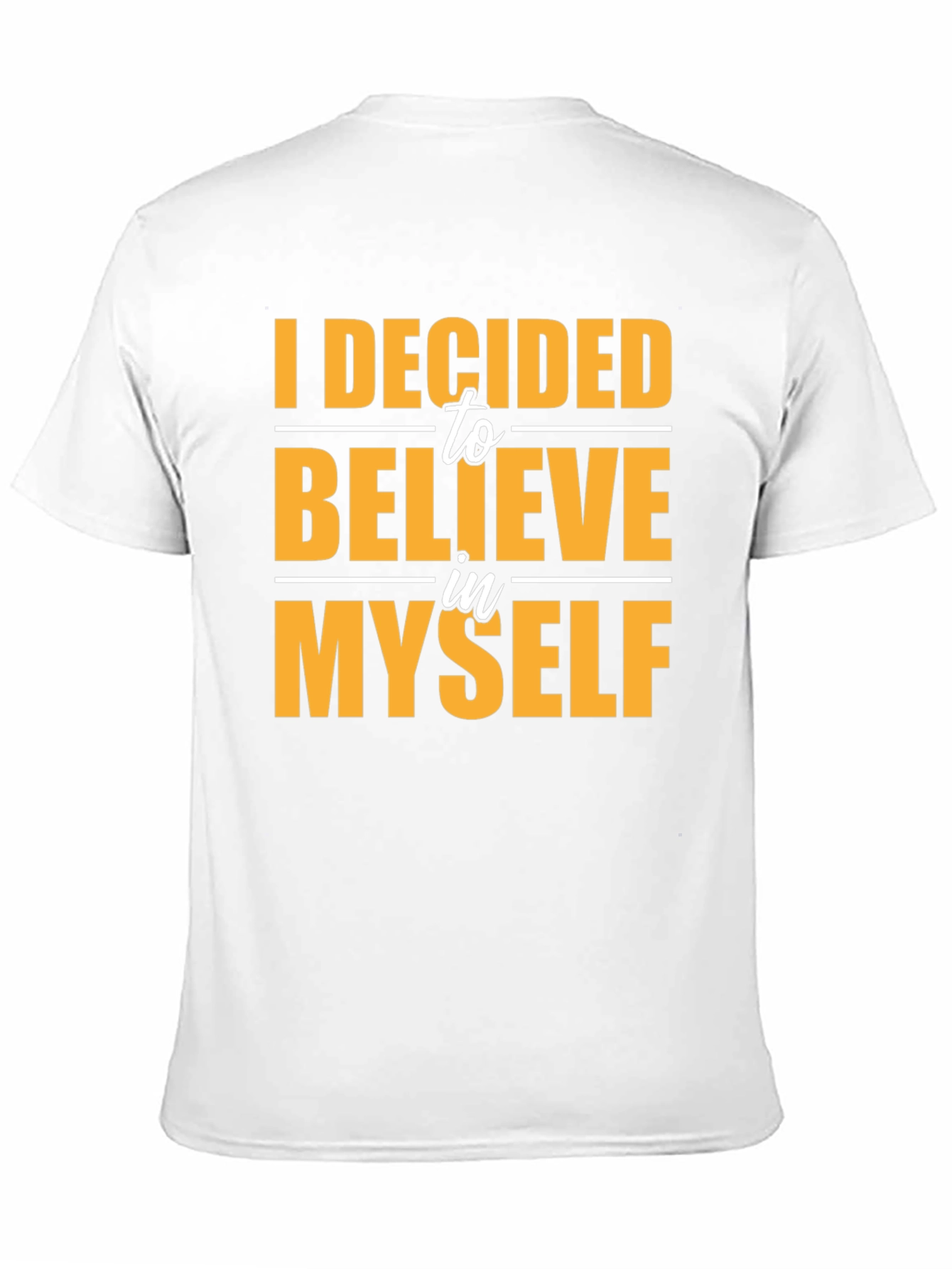 Believe In Myself Black Graphic Tee