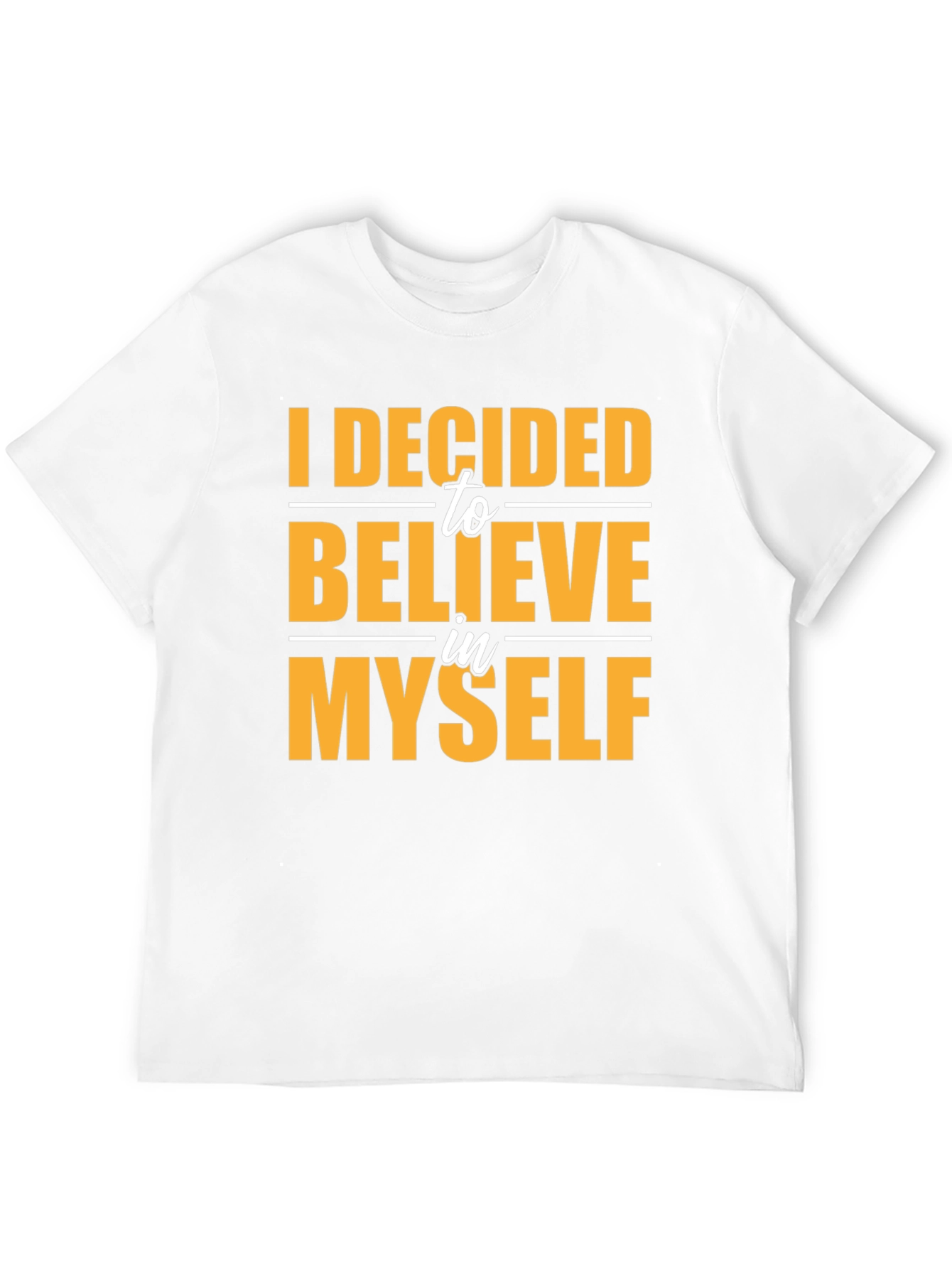 Believe In Myself Black Graphic Tee
