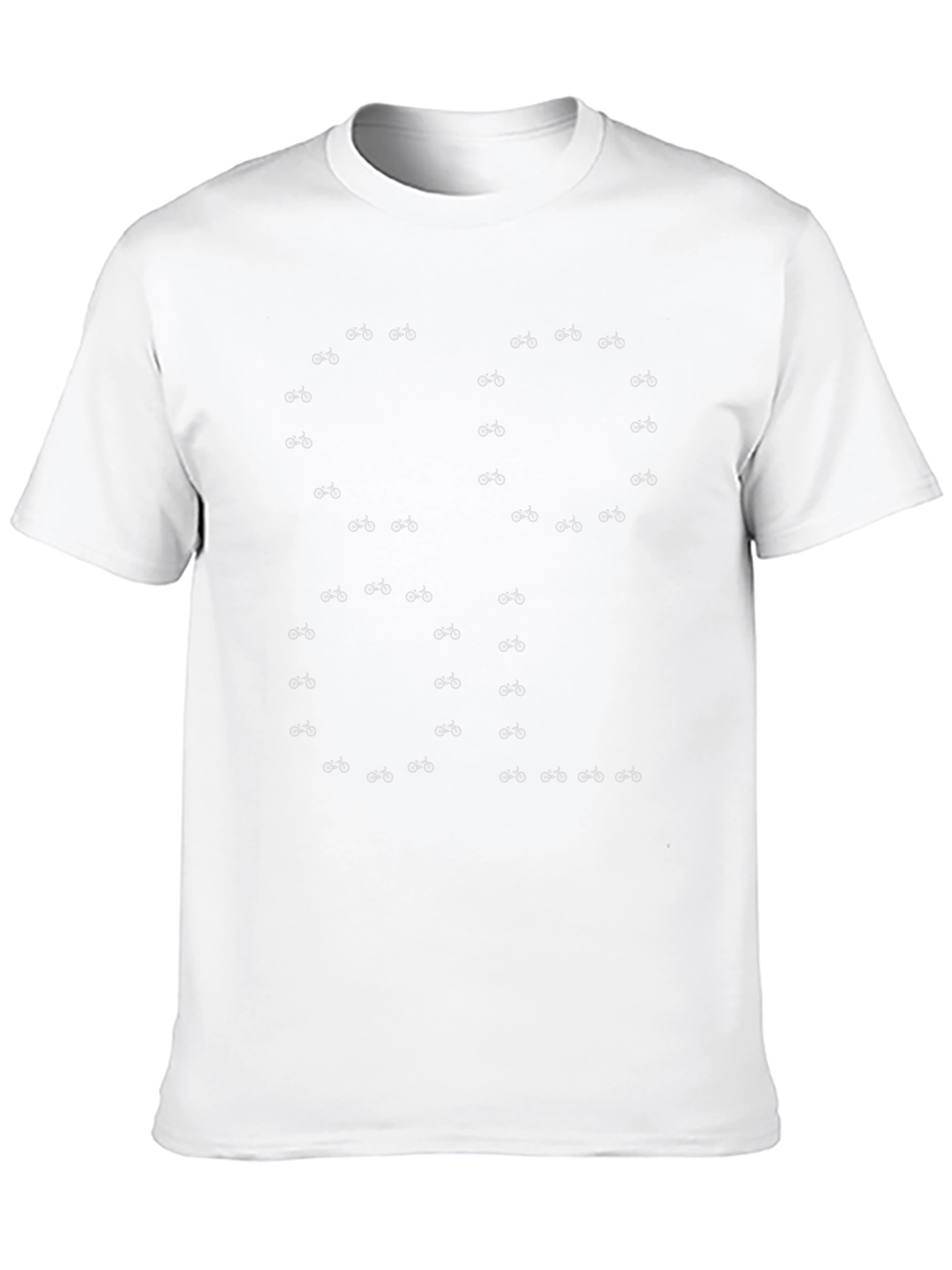 Bike Skull Graphic Tee - Black Cotton Shirt