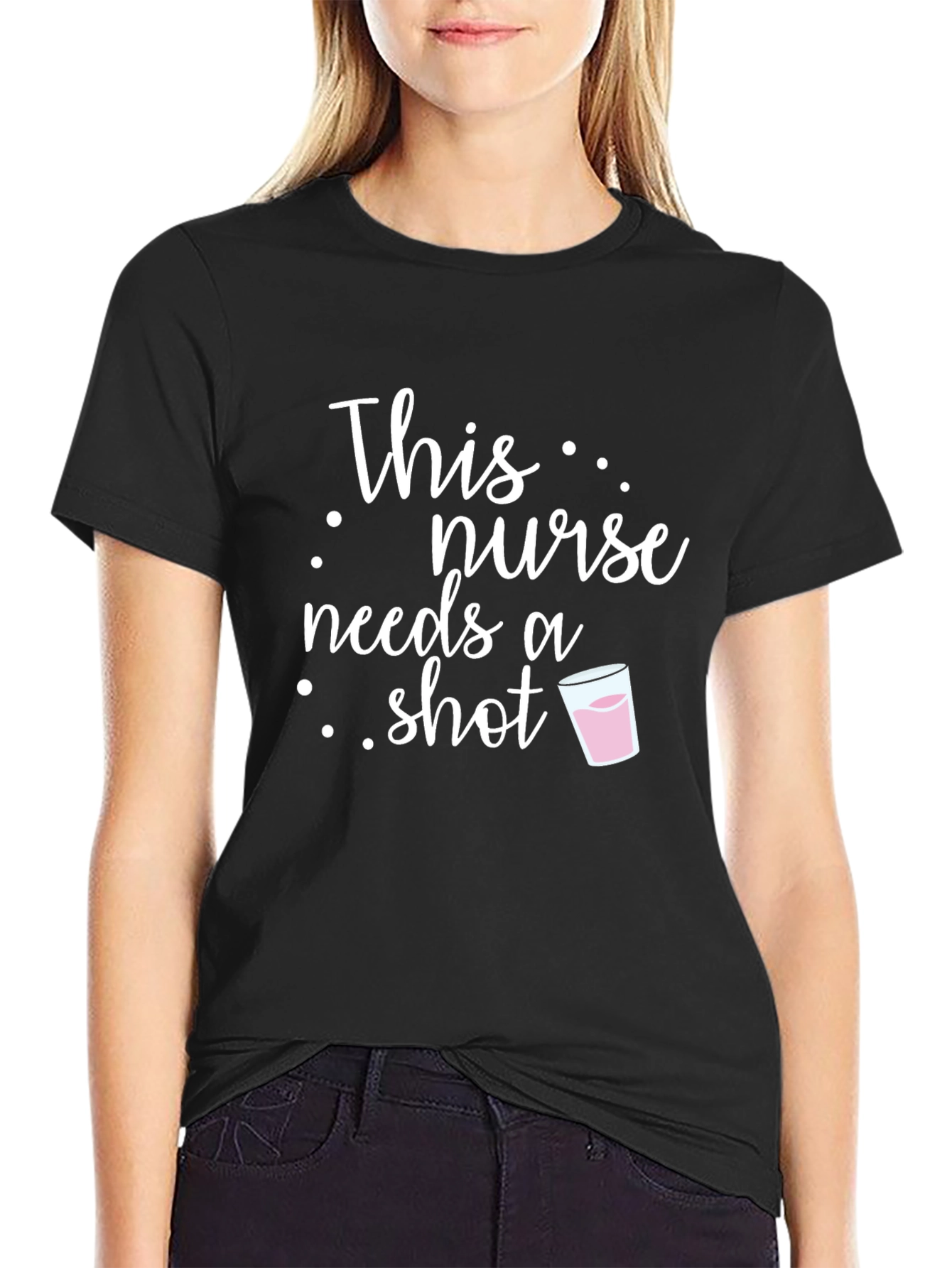 This Nurse Needs A Shot Graphic T-Shirt