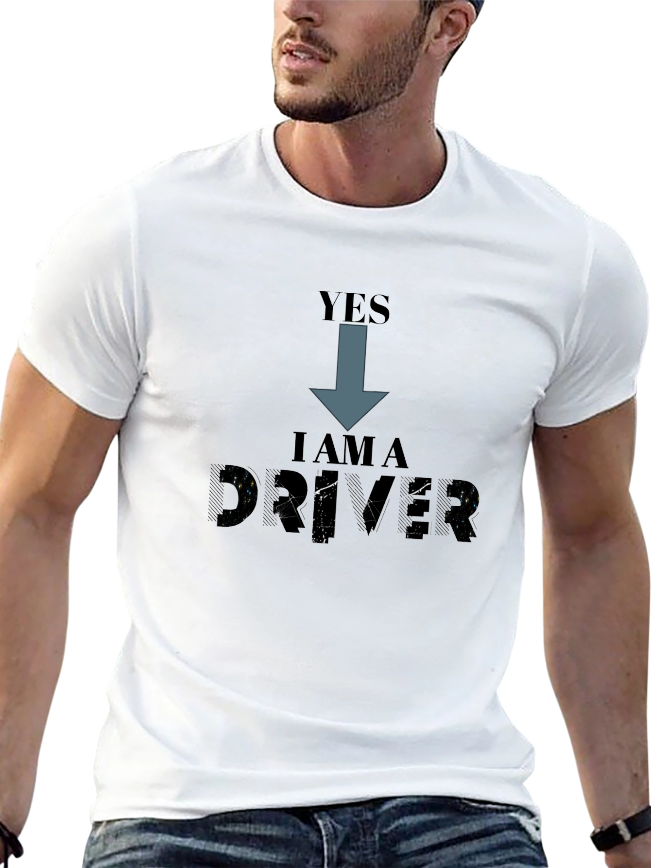 Yes I am a Driver T-Shirt - Black