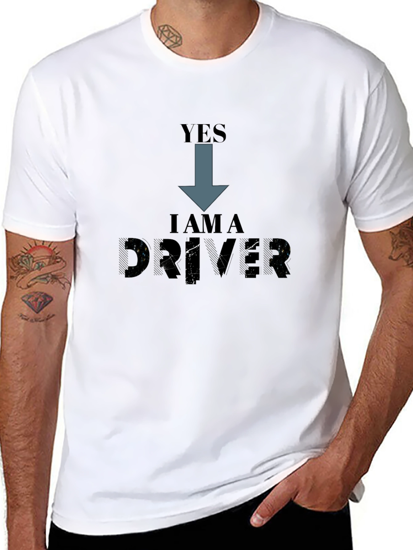 Yes I am a Driver T-Shirt - Black
