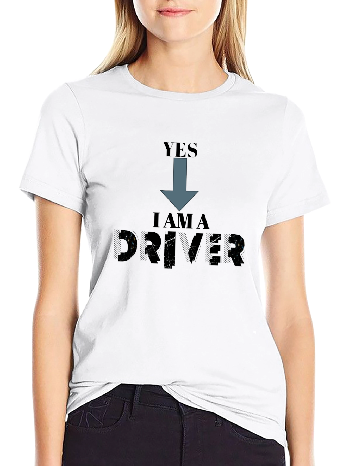 Yes I am a Driver T-Shirt - Black