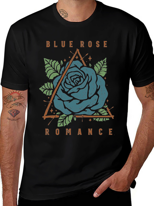 Blue Rose Romance Graphic Tee