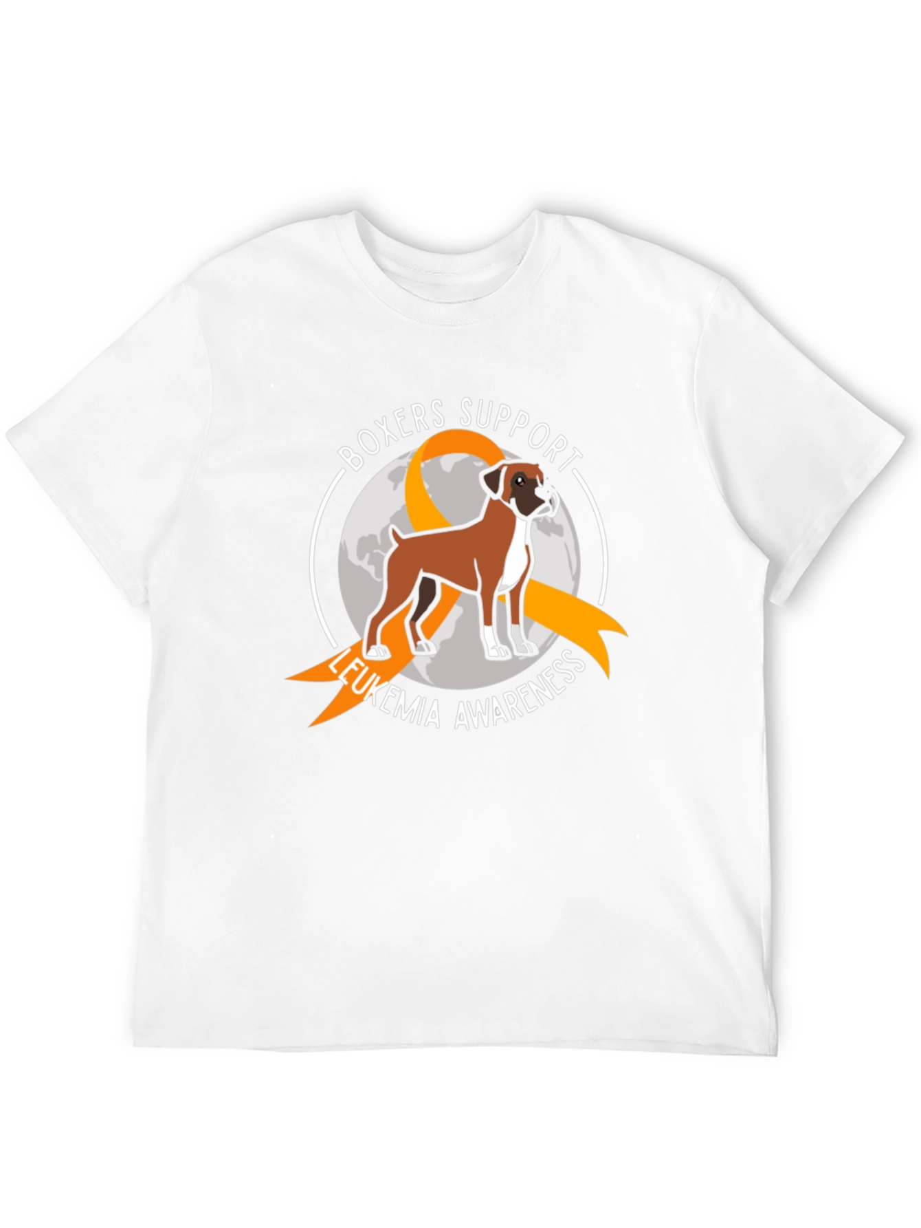 Boxer Leukemia Awareness T-Shirt