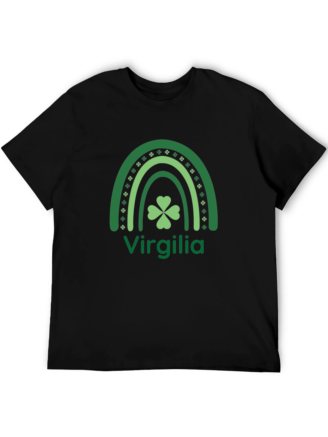 Virgilia St. Patricks Day Rainbow T-Shirt