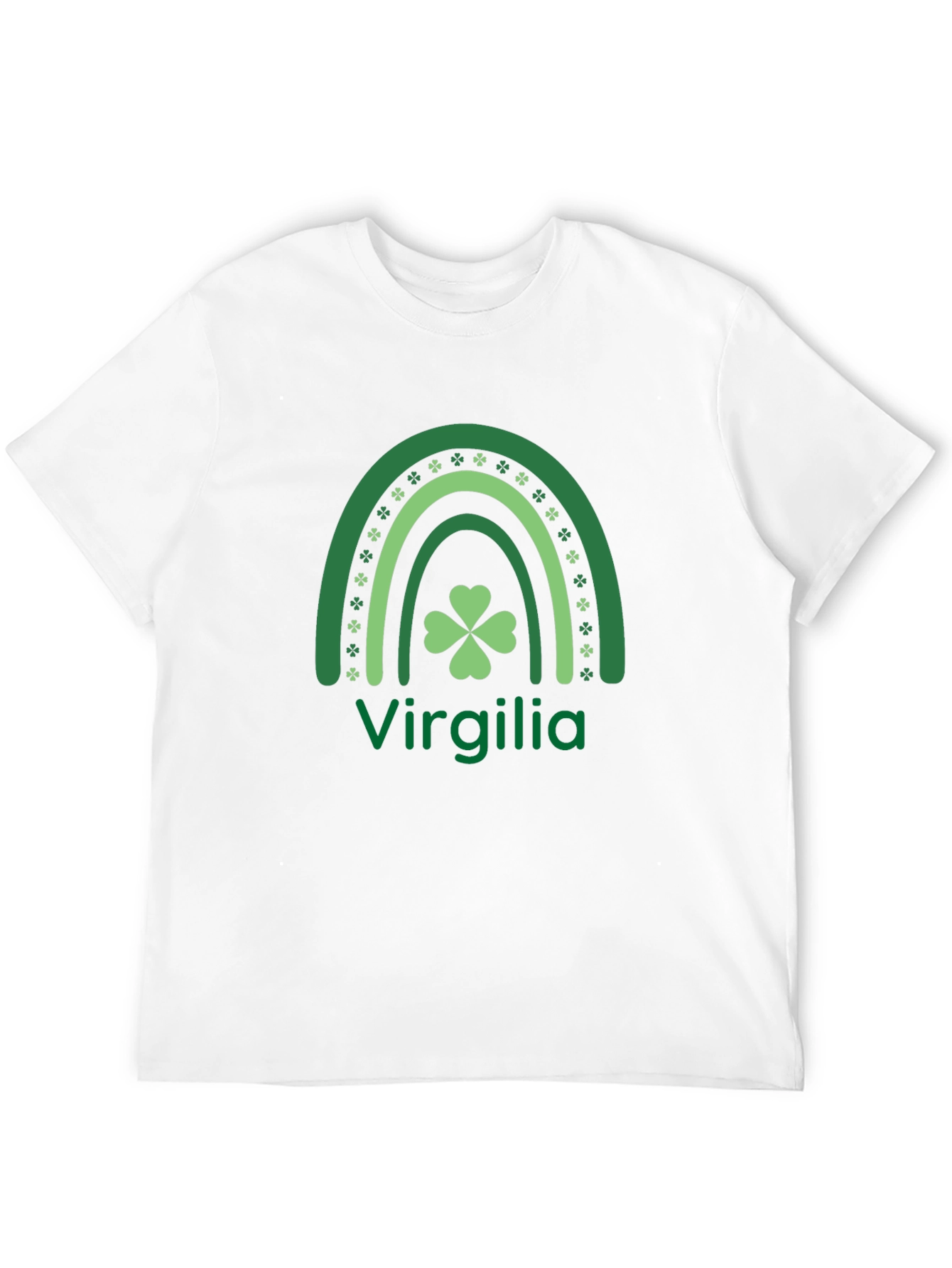 Virgilia St. Patricks Day Rainbow T-Shirt