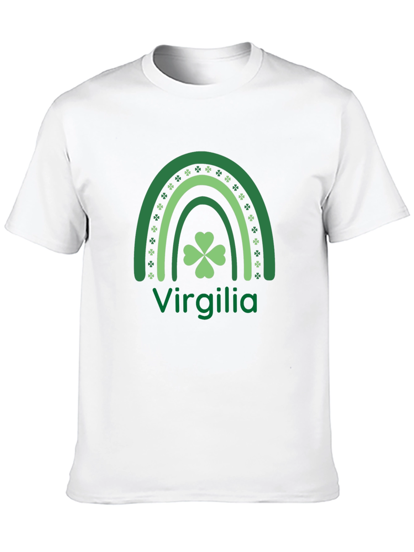 Virgilia St. Patricks Day Rainbow T-Shirt