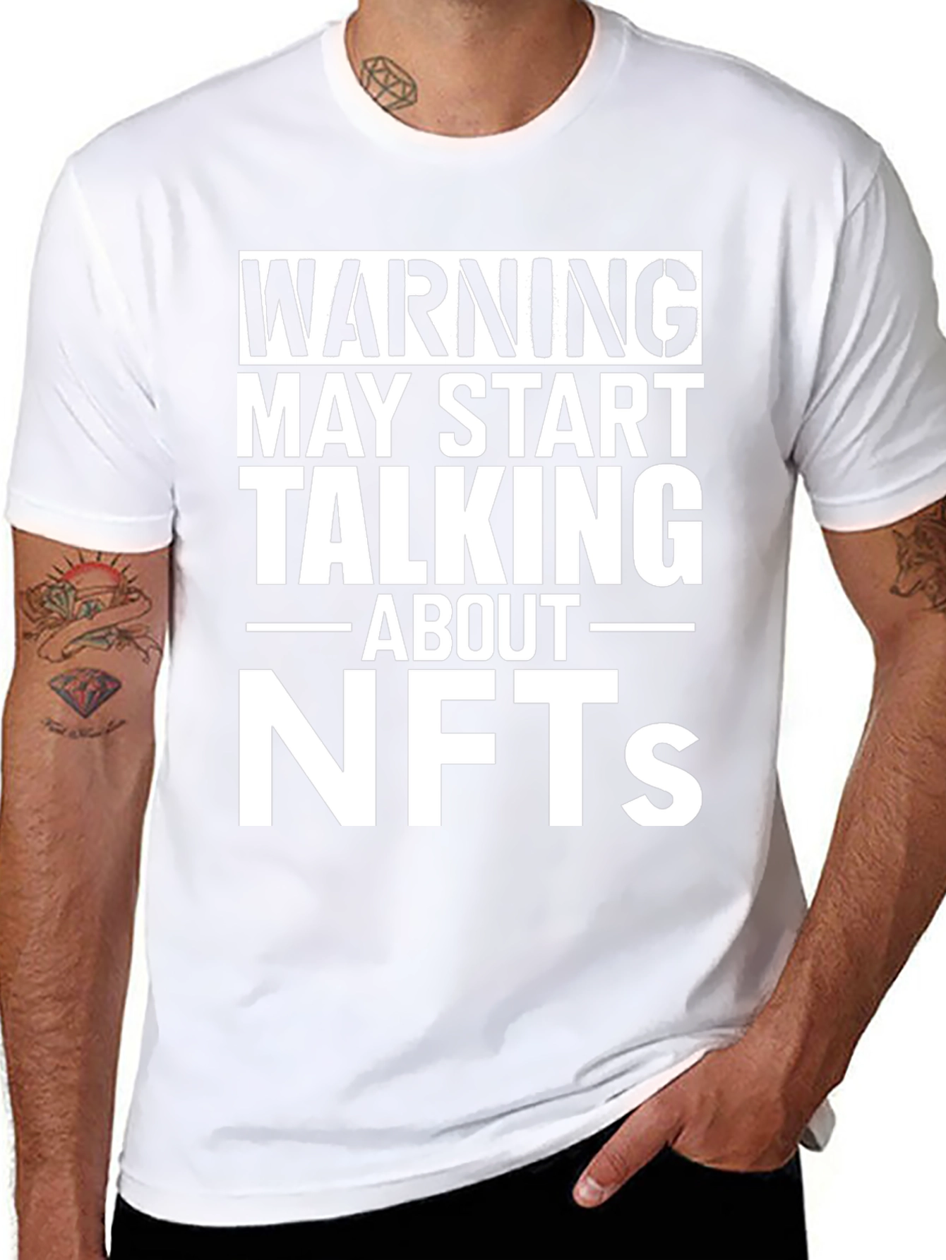 Warning May Start Talking About NFTs T-Shirt
