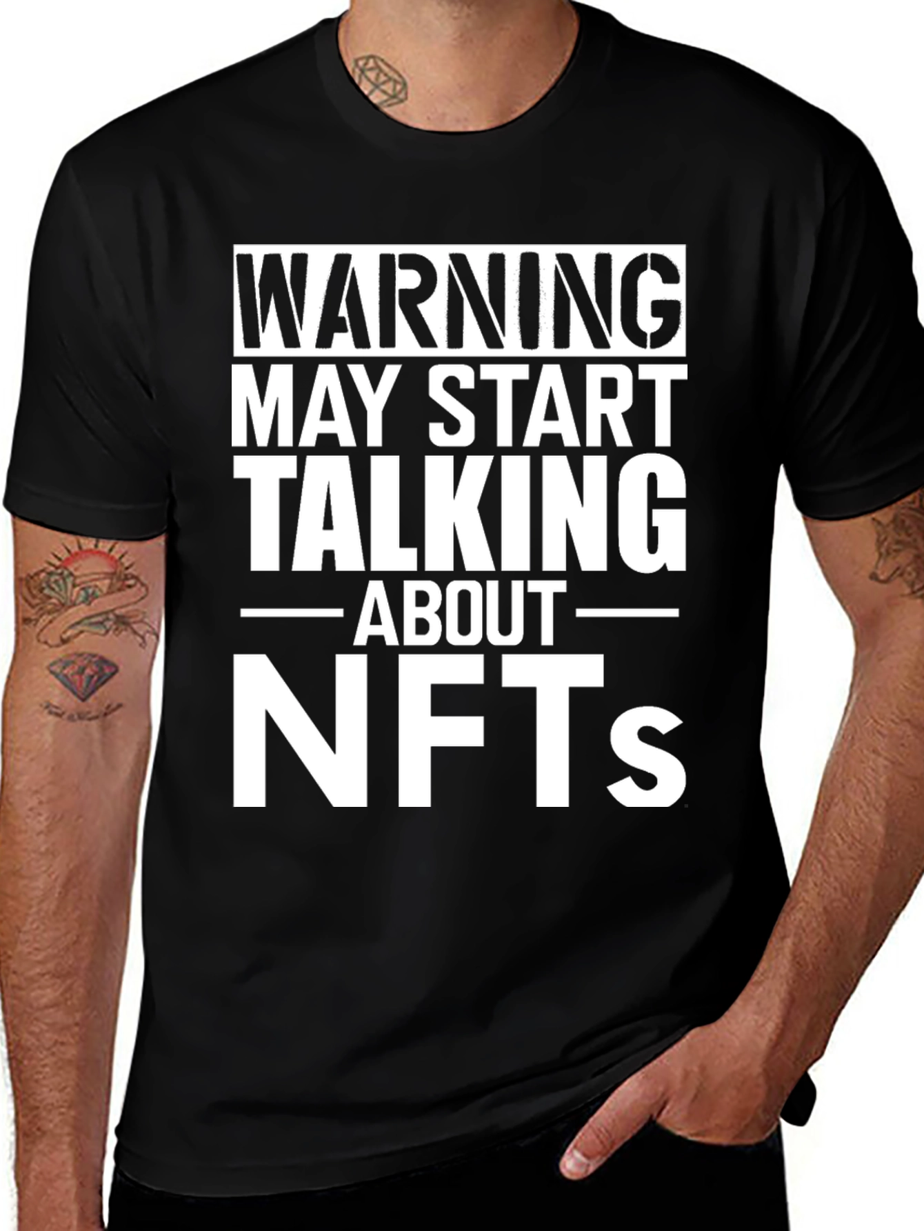 Warning May Start Talking About NFTs T-Shirt