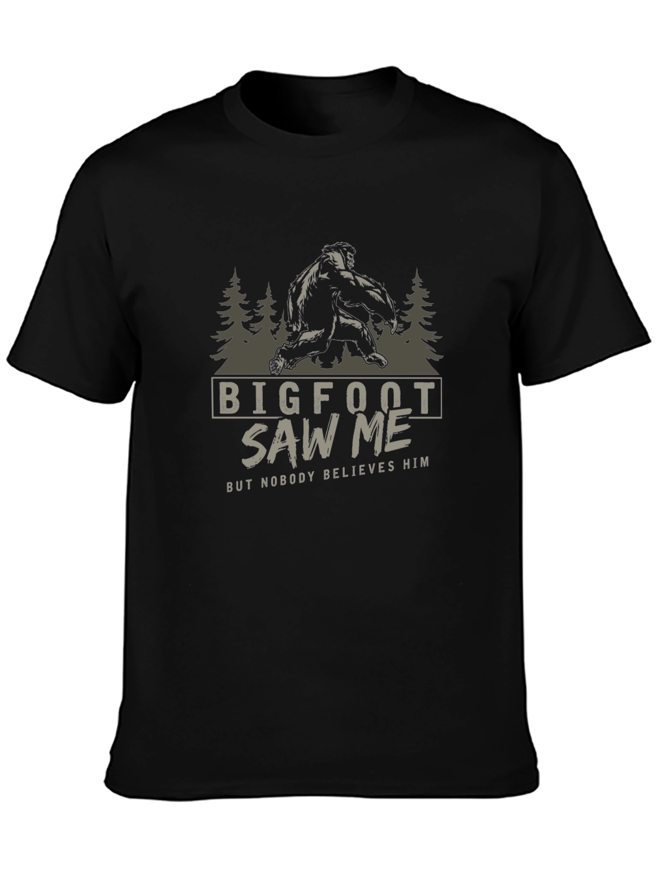 Bigfoot Saw Me T-Shirt - Funny Graphic Tee