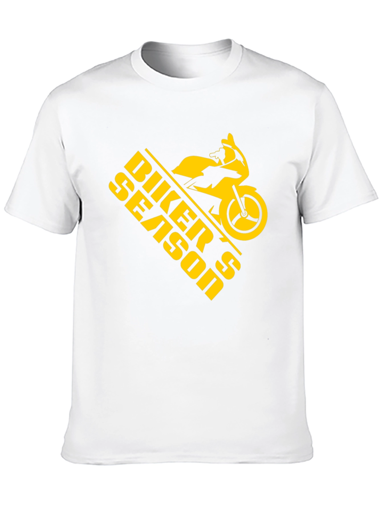 Biker Season Graphic Tee - Black