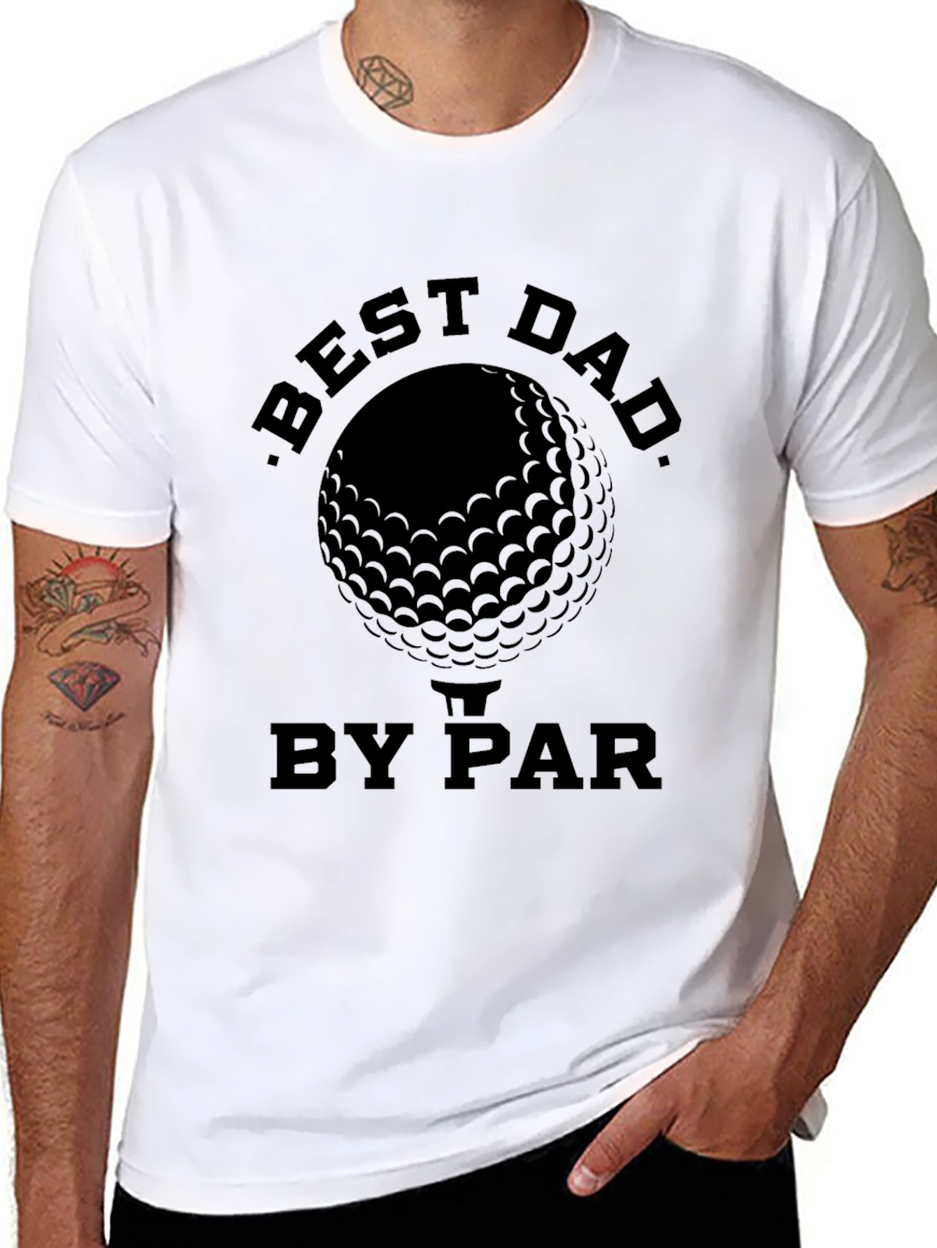 Best Dad By Par Golf T-Shirt