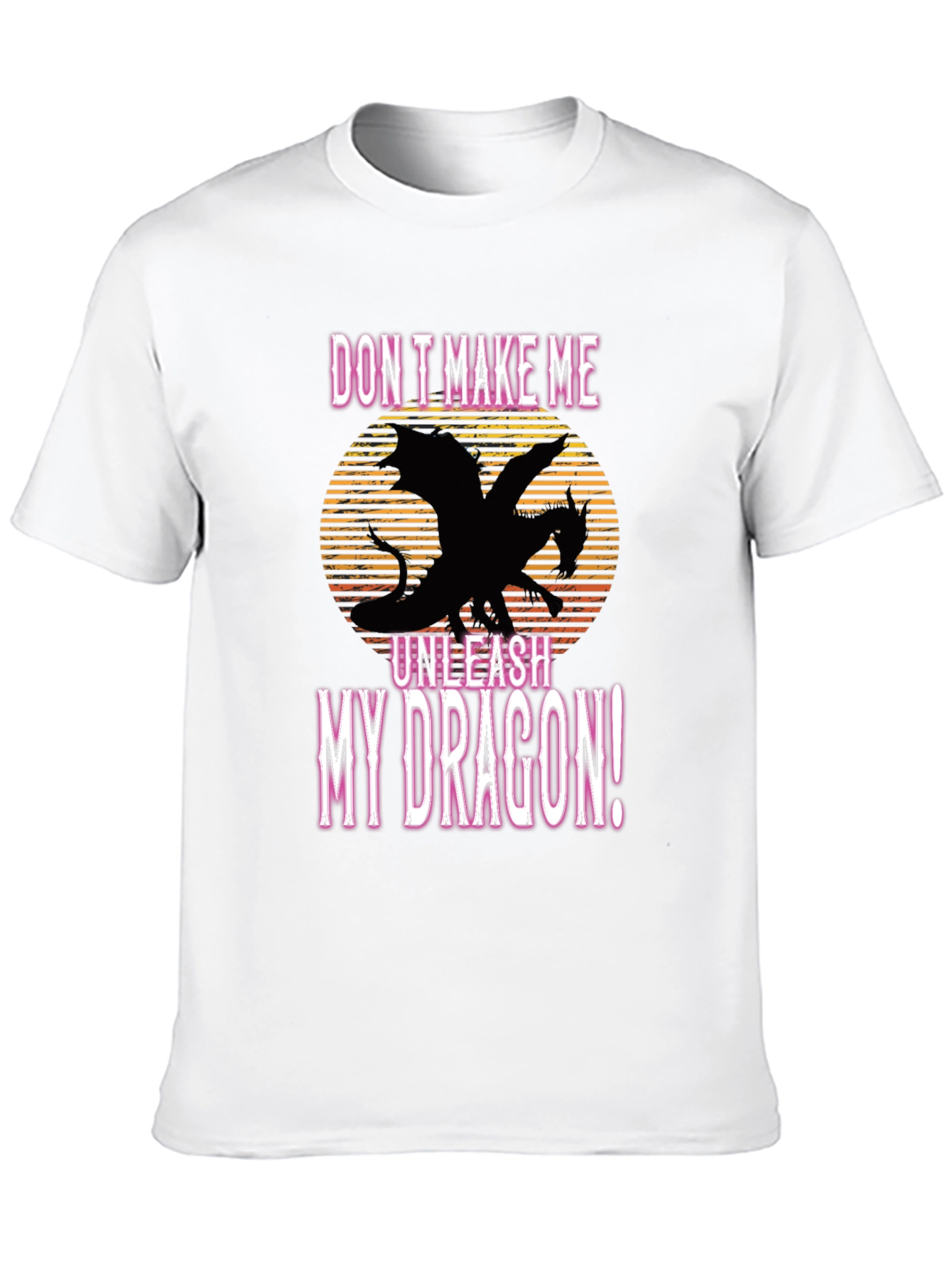 Unleash My Dragon Black Graphic Tee