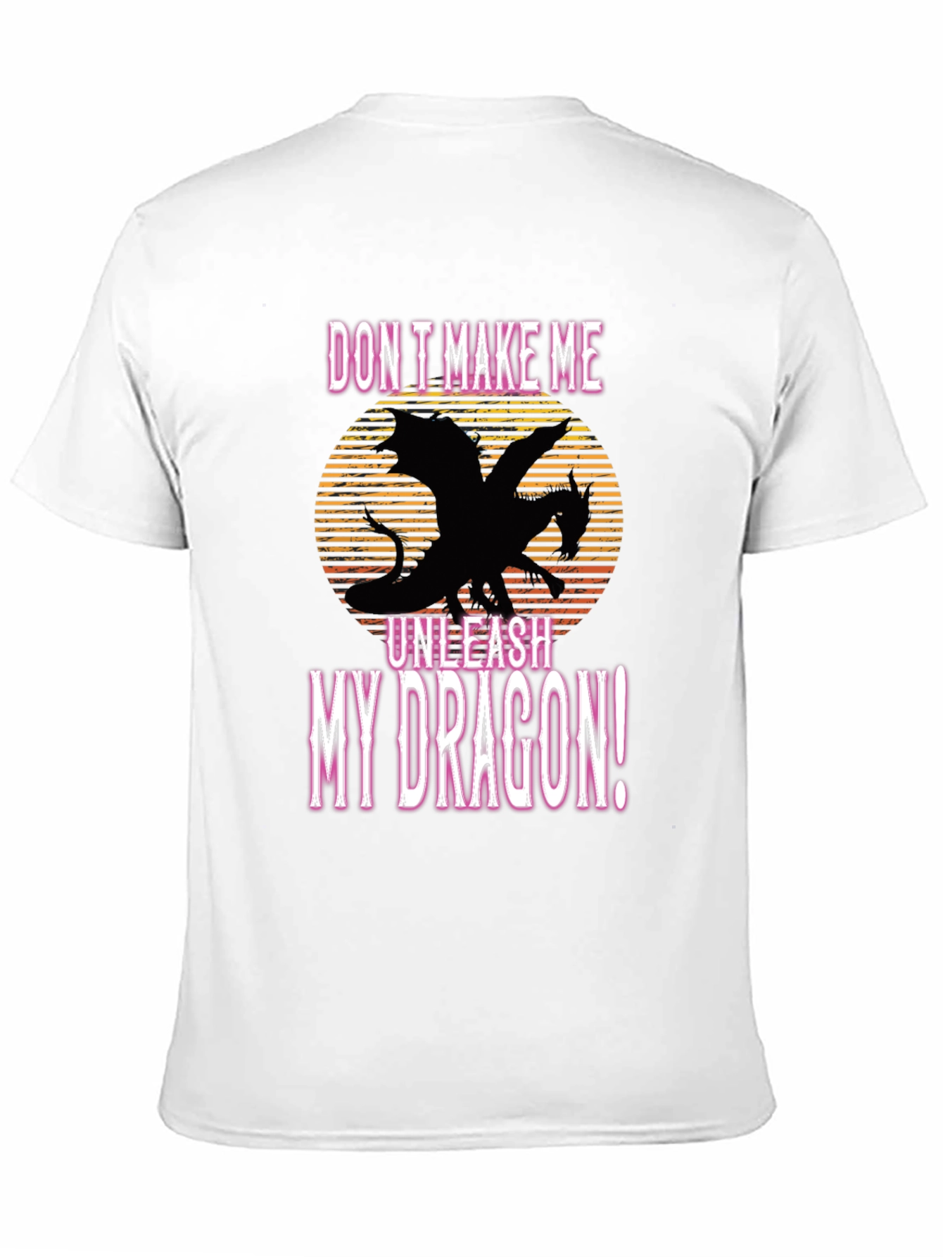 Unleash My Dragon Black Graphic Tee